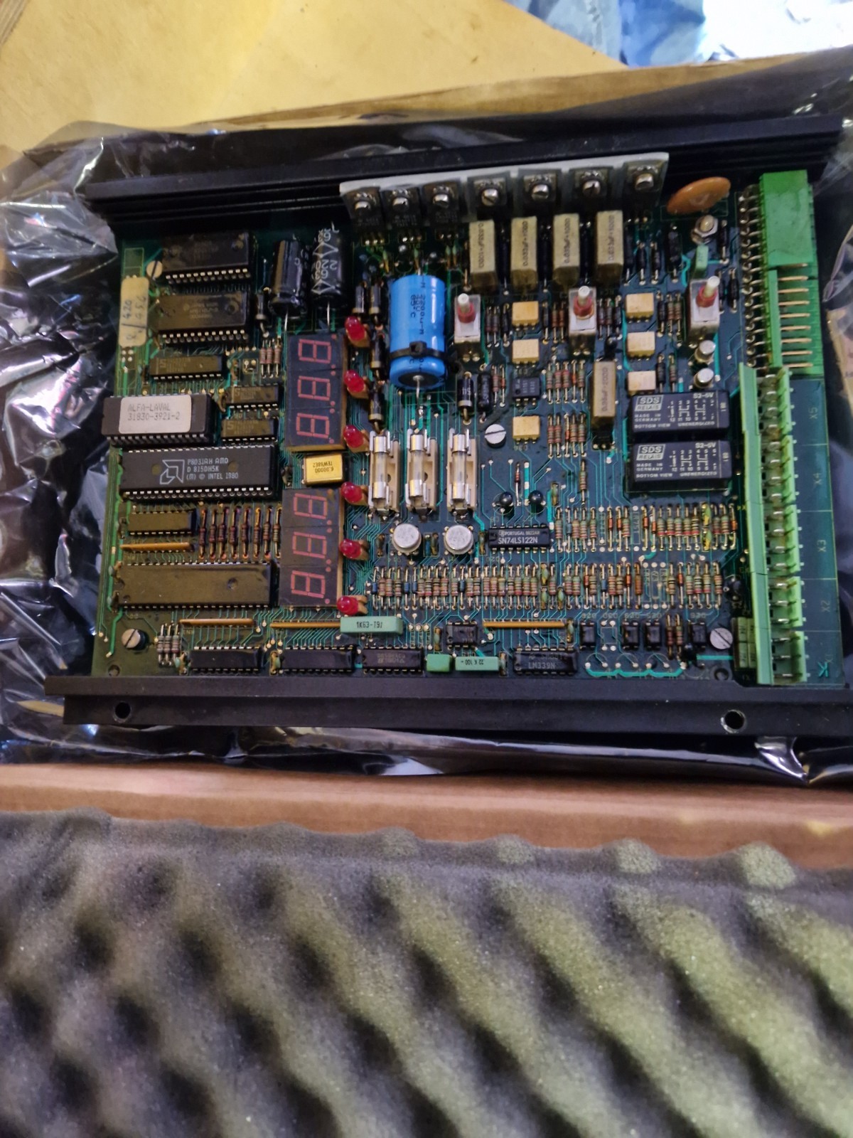 Alfa Laval Heatpac control module 3183034171, EPC400 version 0, card.