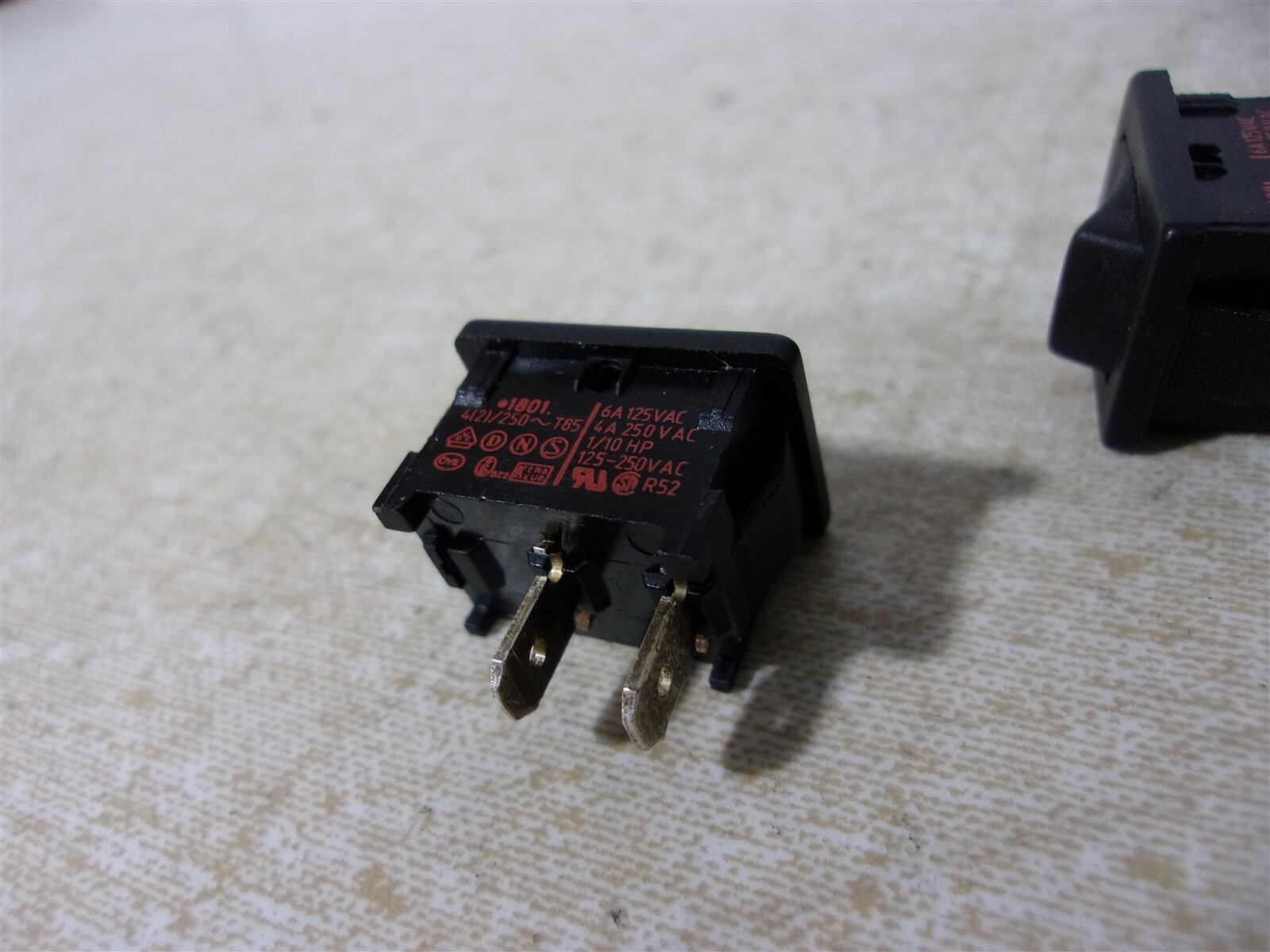 NEW McGill 1801 Momentary Miniature Toggle Switches, Lot of 2 *FREE SHIPPING*