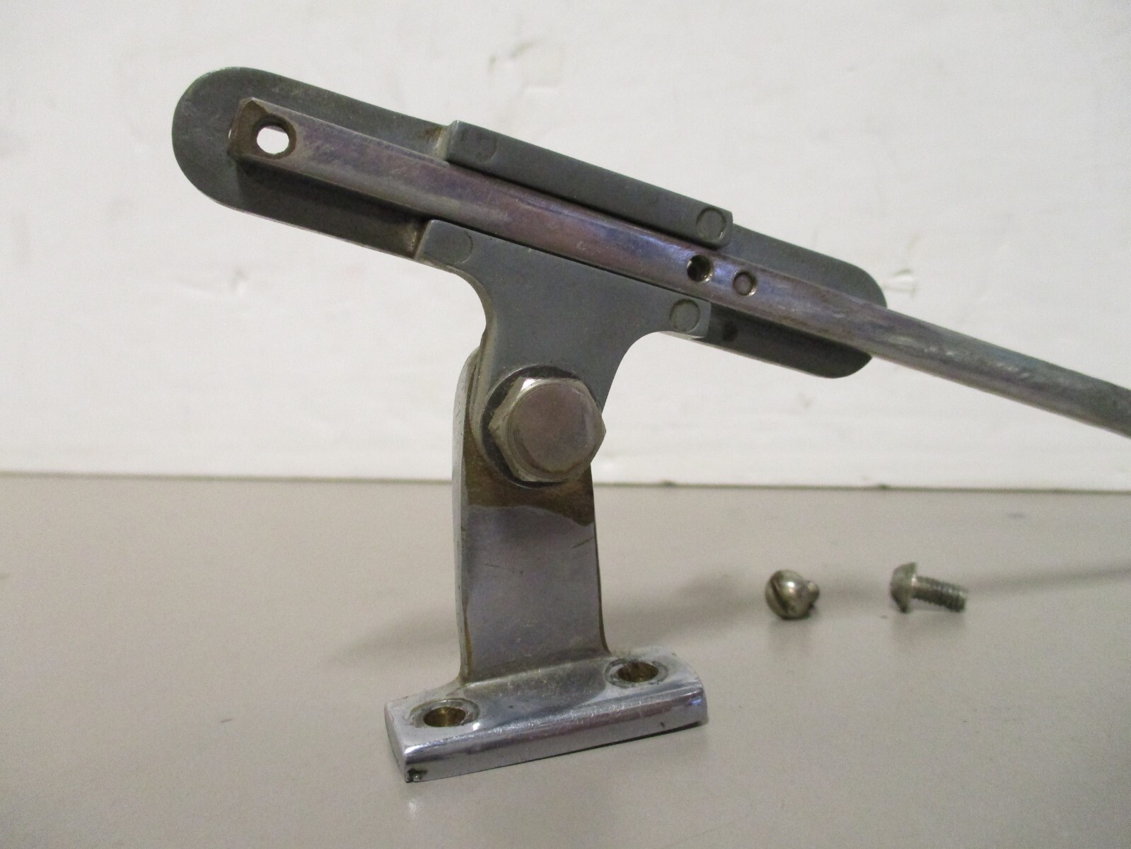 Depth Guide Arm and Mount for Vintage Wolf Model R Electric Fabric Cutter