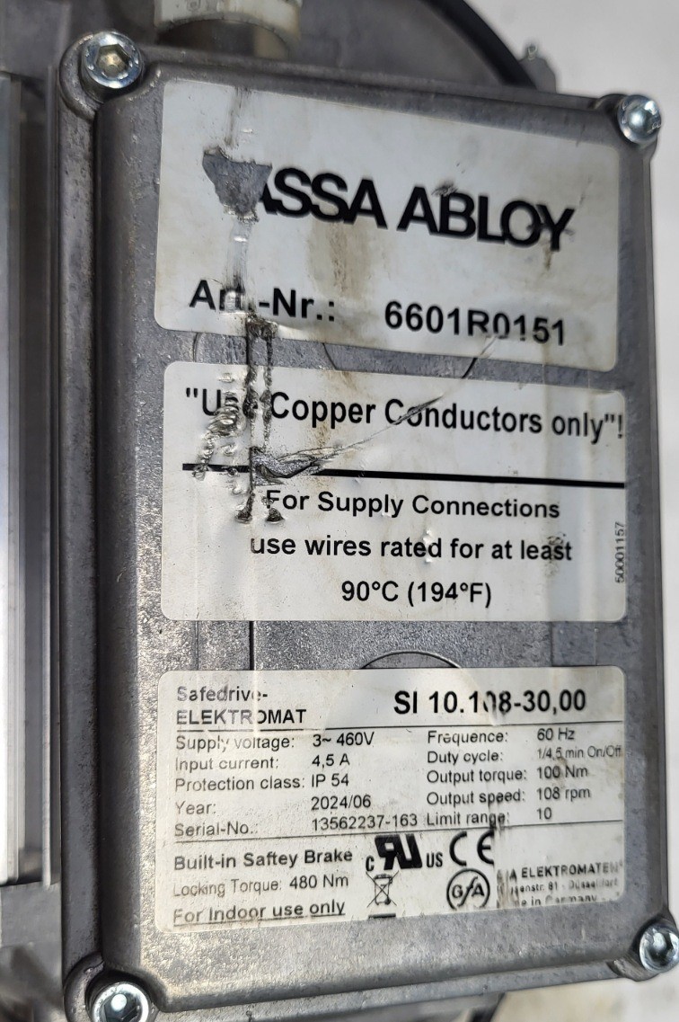 NEW ASSA ABLOY 661R0151 ELEKTROMAT SAFEDRIVE DOOR CLOSER SI 10.108-30,00