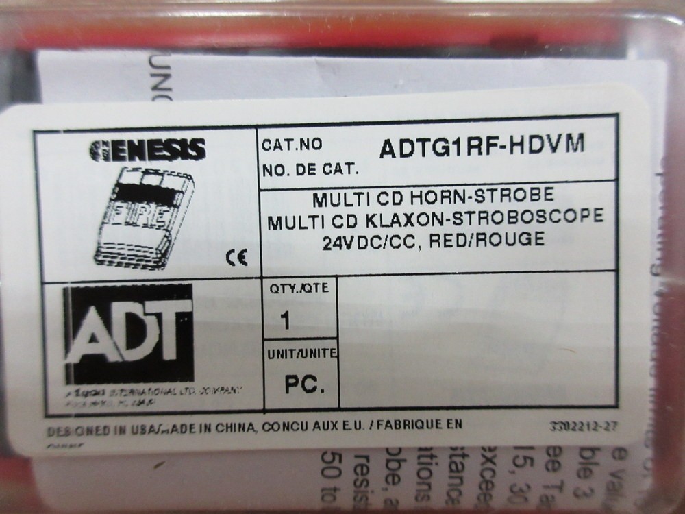 ADT – Tyco ADTG1RF-HDVM Fire Alarm Control ADTG1RFHDVM