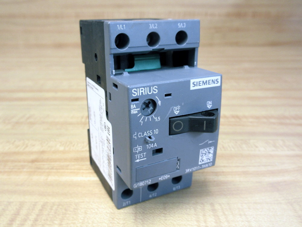 Siemens 3RV1011-1HA10 Circuit Breaker 3RV10111HA10 G/180712 *E09*