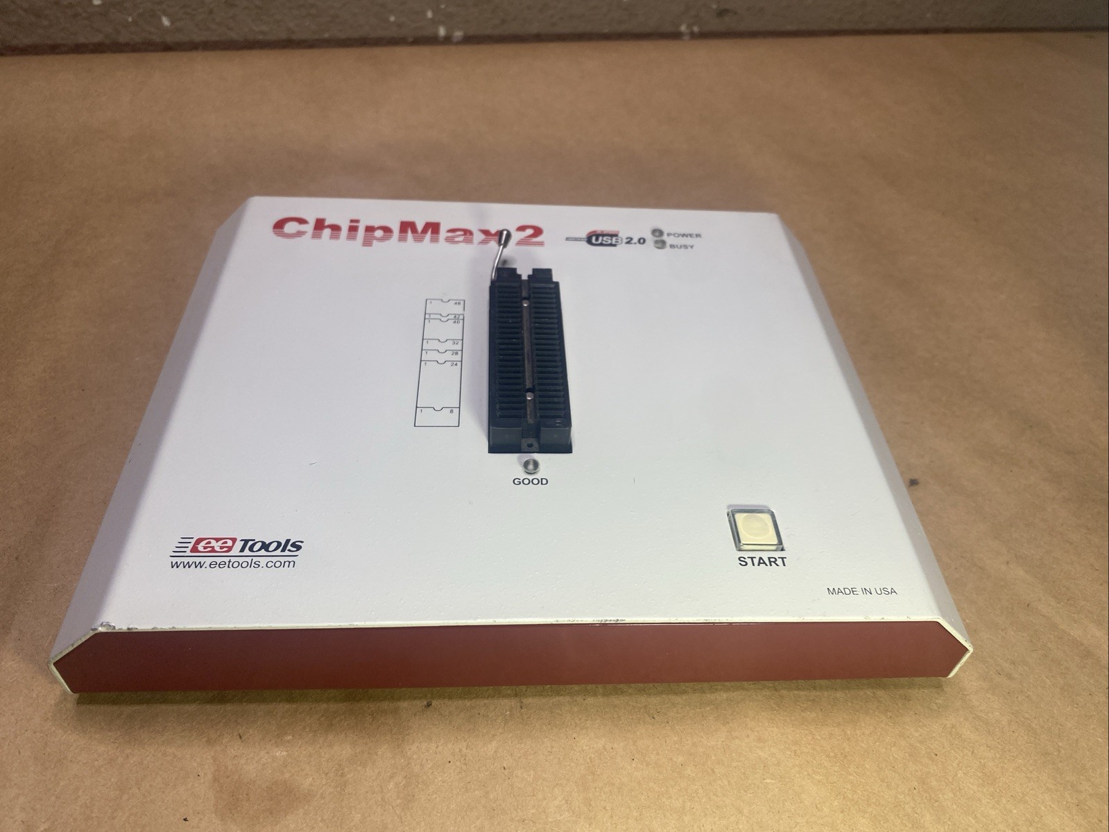 Chip Max2 Test unit. EE Tools(Hi Speed USB). Power cord (UNTESTED) Read