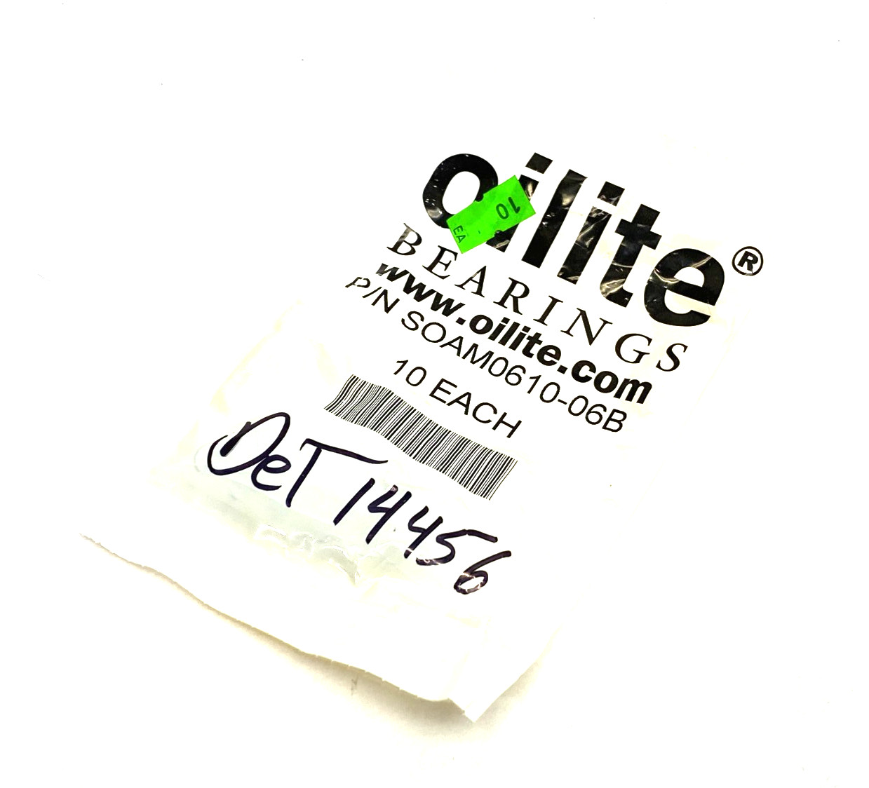 Oilite SOAM0610-06B Super Oilite® M-Series Metric Sleeve Bearing PKG OF 10