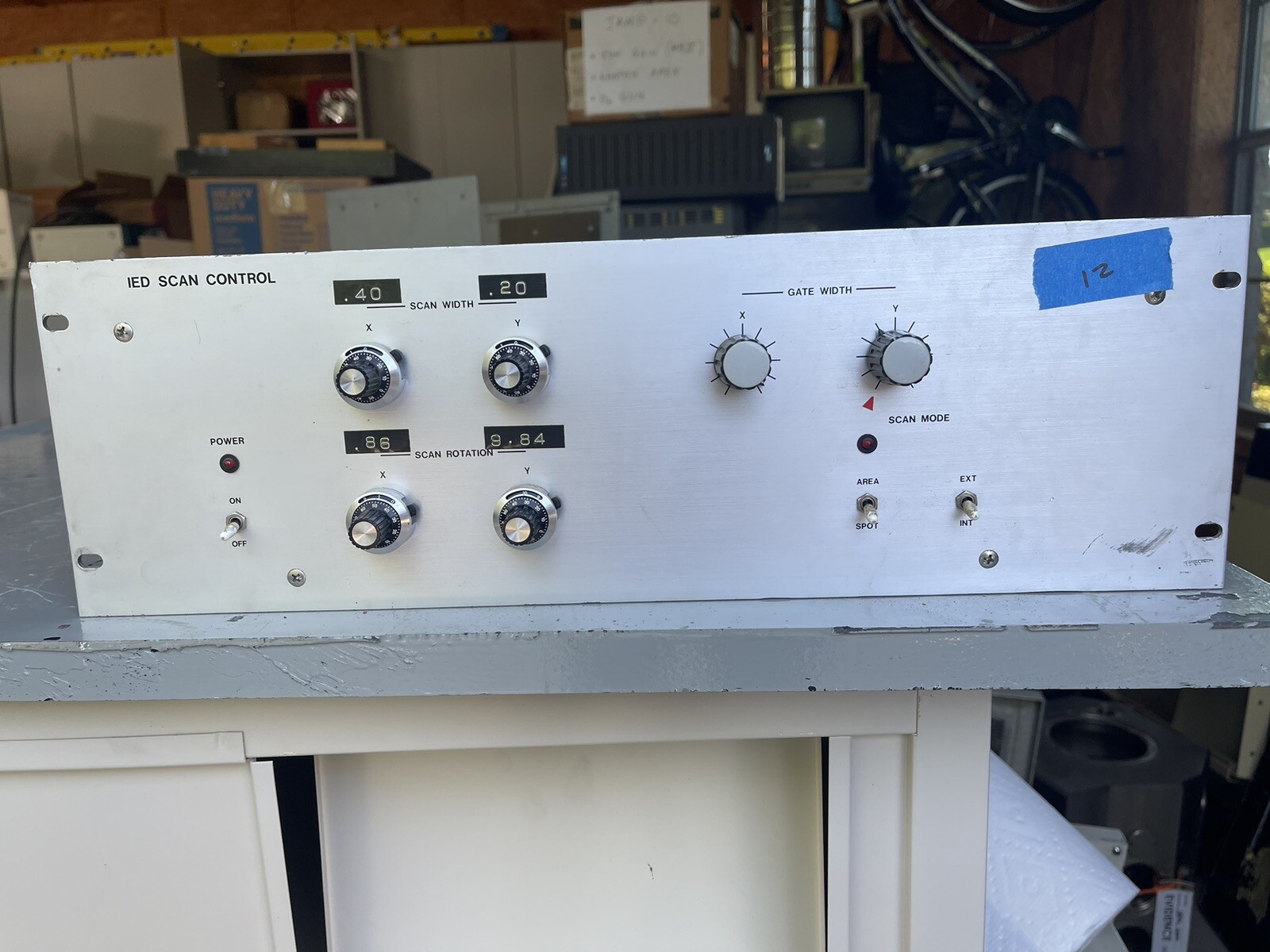 IED Scan Control for a JEOL Ion Gun