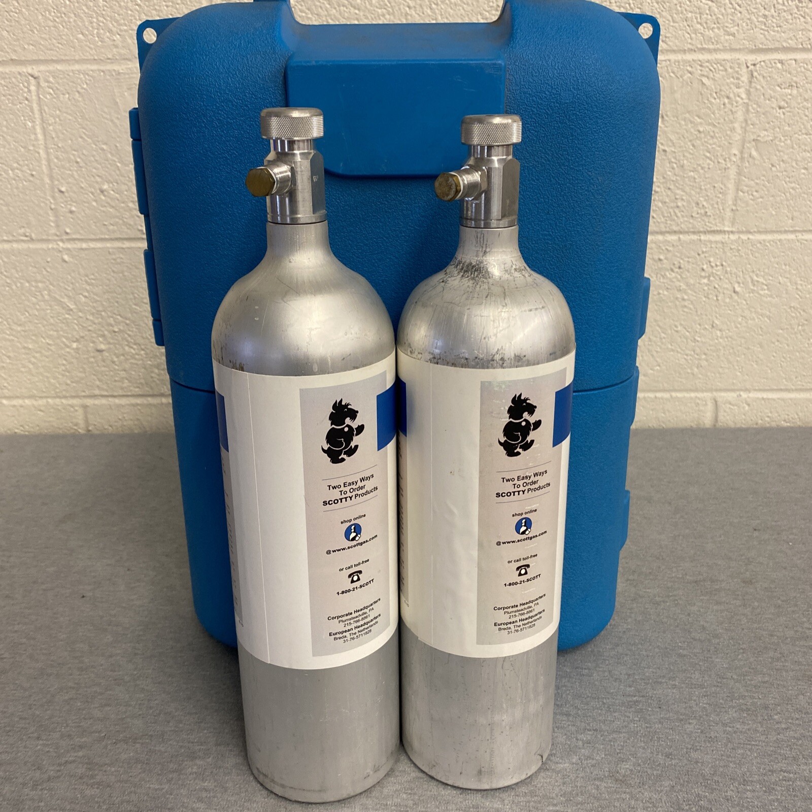 Scott Specialty Gases Scotty 74 Cylinder Kit W/ 600psi Regulator