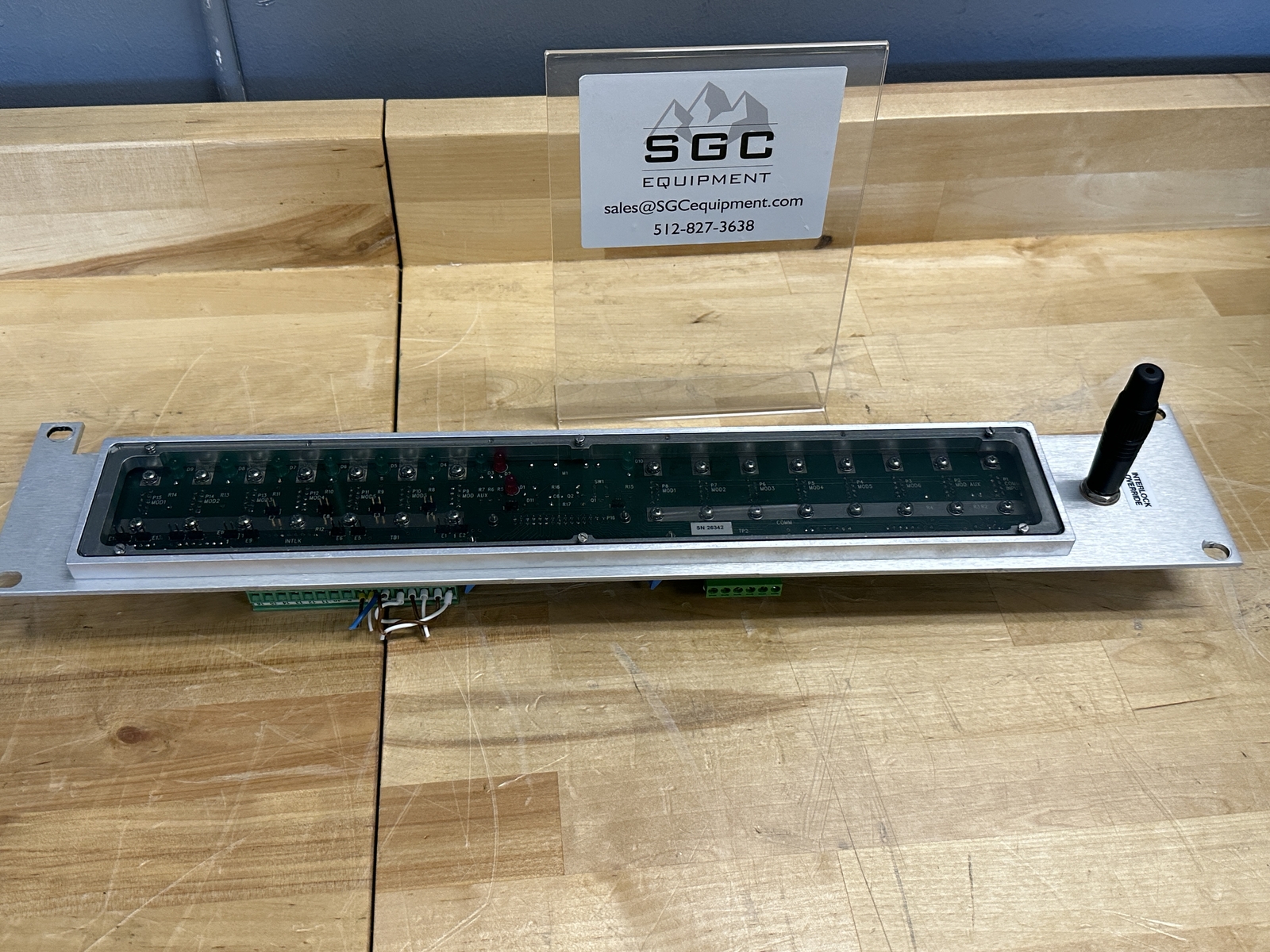 Karl Suss Interlock Override PCB Assy 260PC212 PN: 614PC212 REV: 02