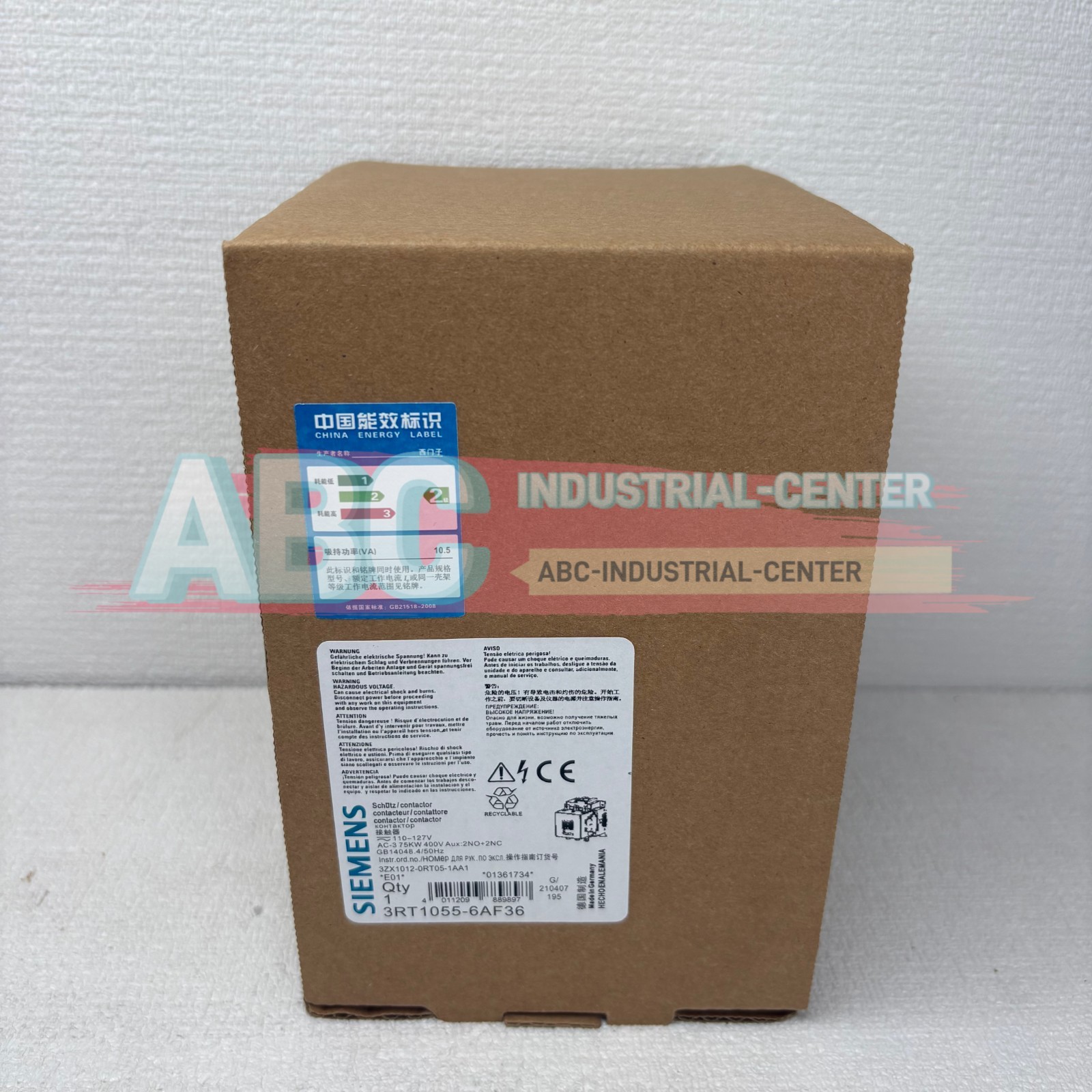 Siemens 3RT1055-6AF36 Contactor#1pcs new in box