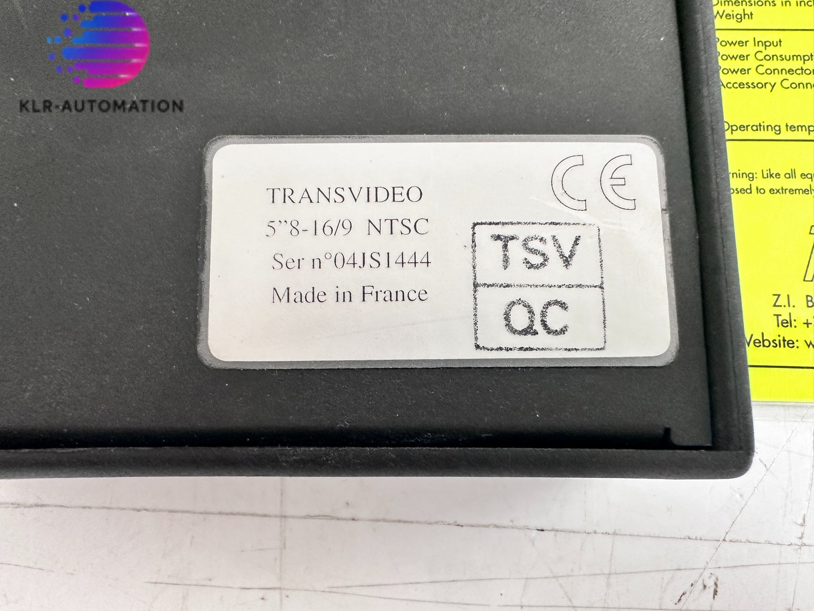 Transvideo 5″” 8 16/9 NTSC MONITOR