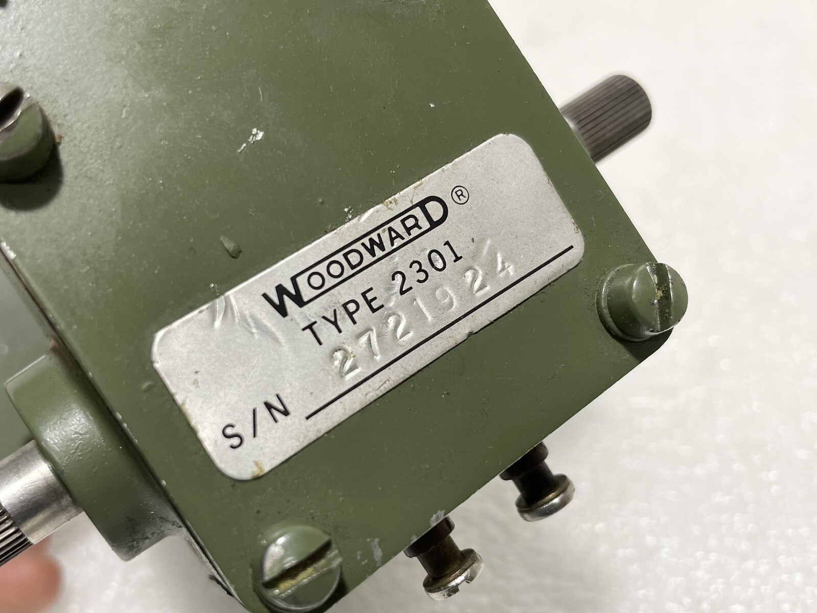 Woodward ~ Actuator Hydraulic Governor ~ SR 8250-010 ~ Type 2301