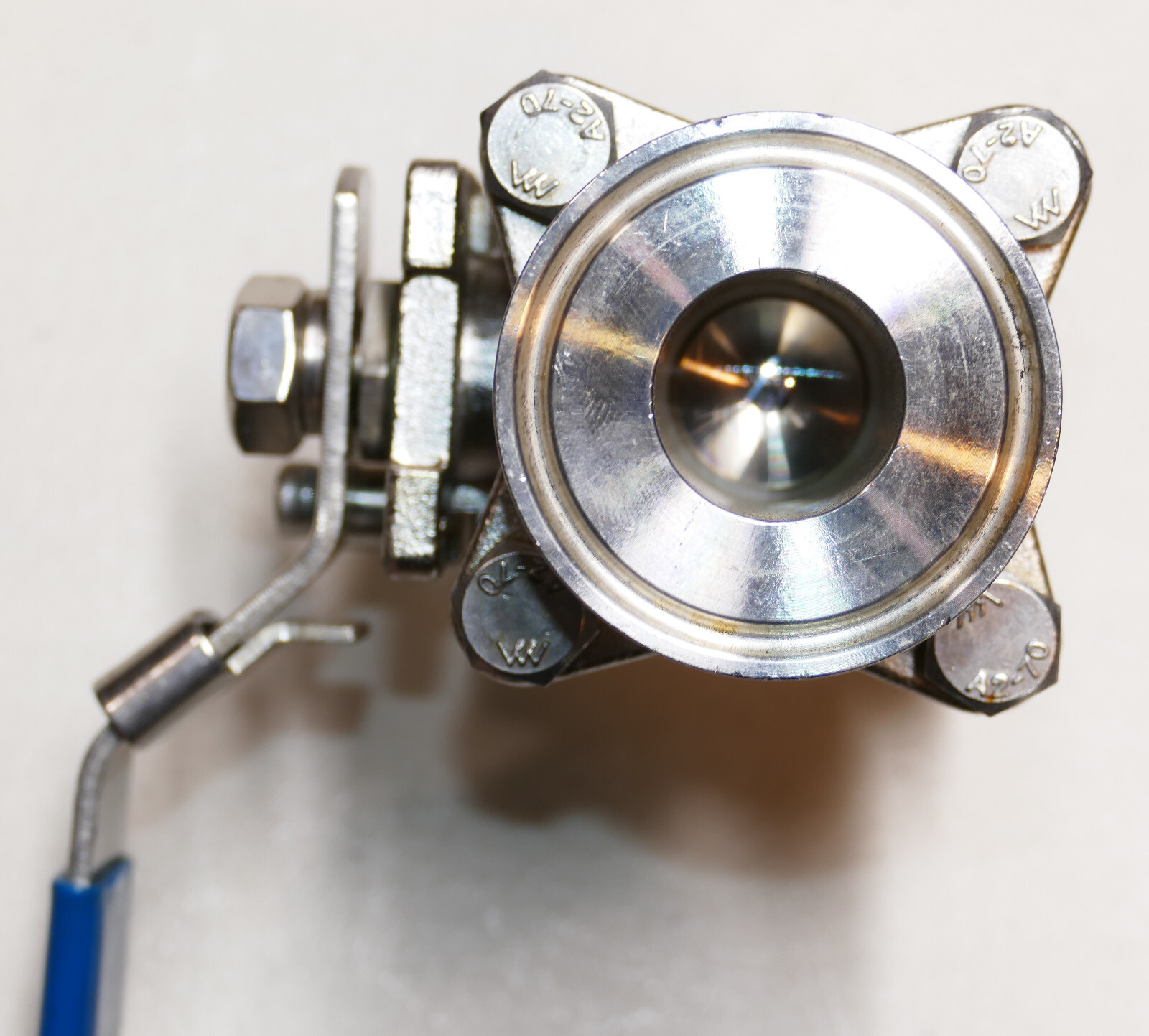 1 1/2″ Sanitary Connection BALL SHUT OFF VALVE Stainless Steel Brand New 1″ CF3M