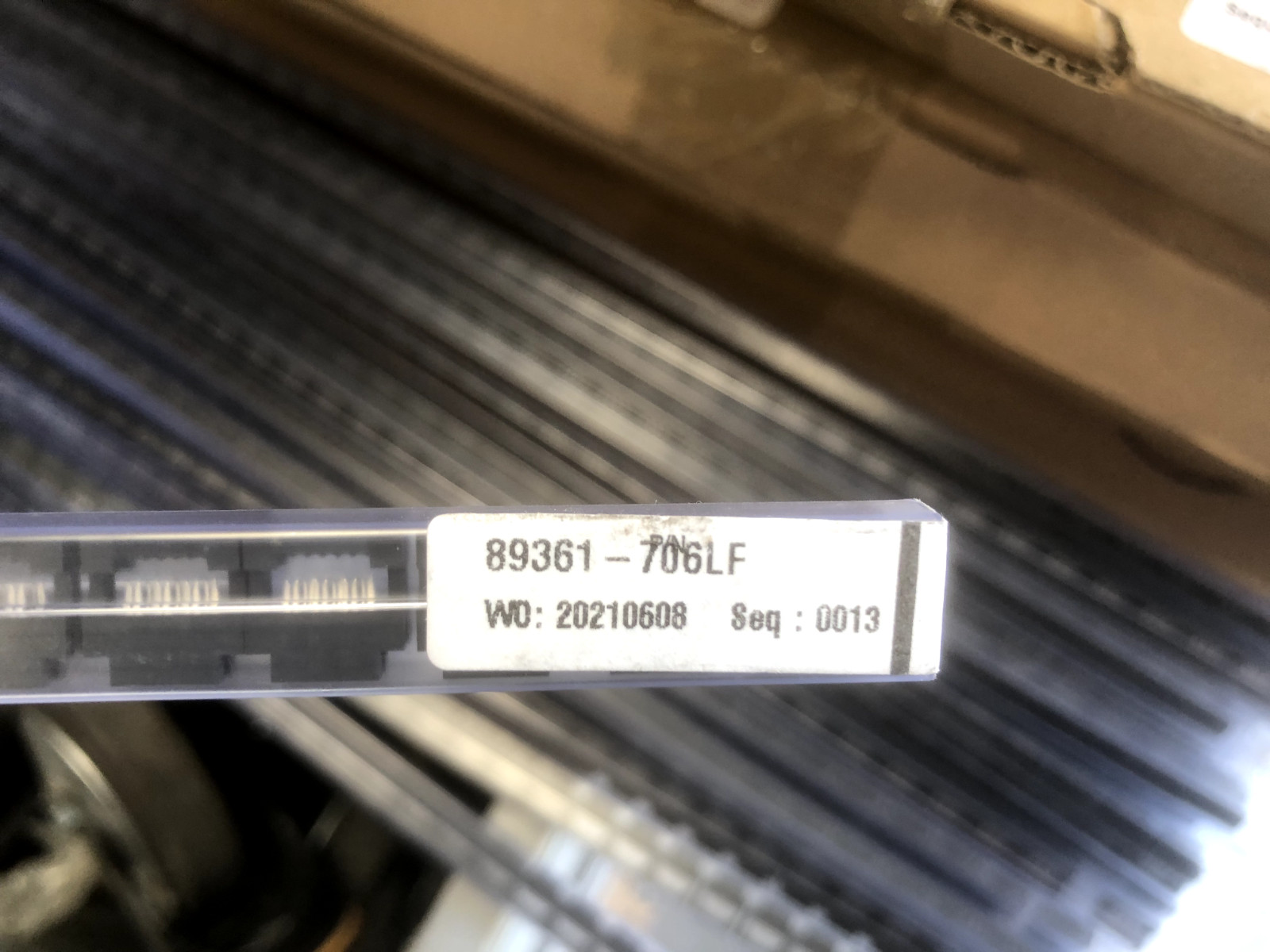 55 pcs Amphenol FCI 89361-706LF Minitek II Connectors – Made in France