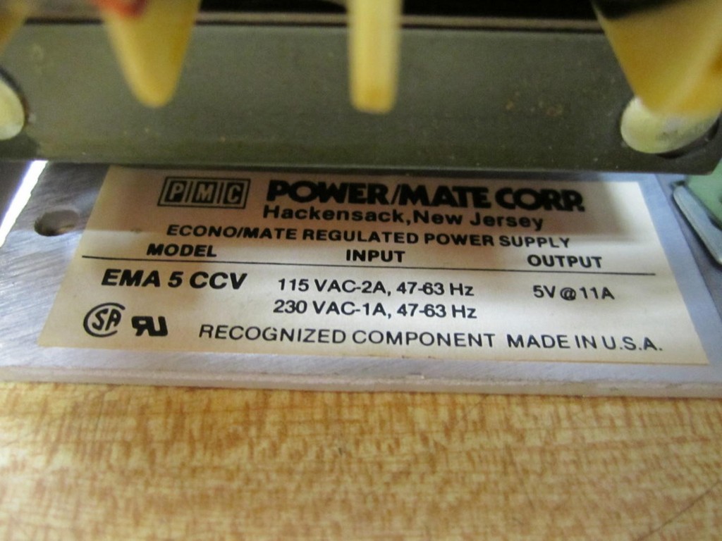Power/Mate EMA 5 CCV Power Supply