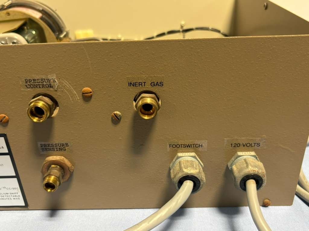 VAC Pedatrol Pressure Control Panel PC-1 w/ Linemaster Switch Foot Pedal B-2-S