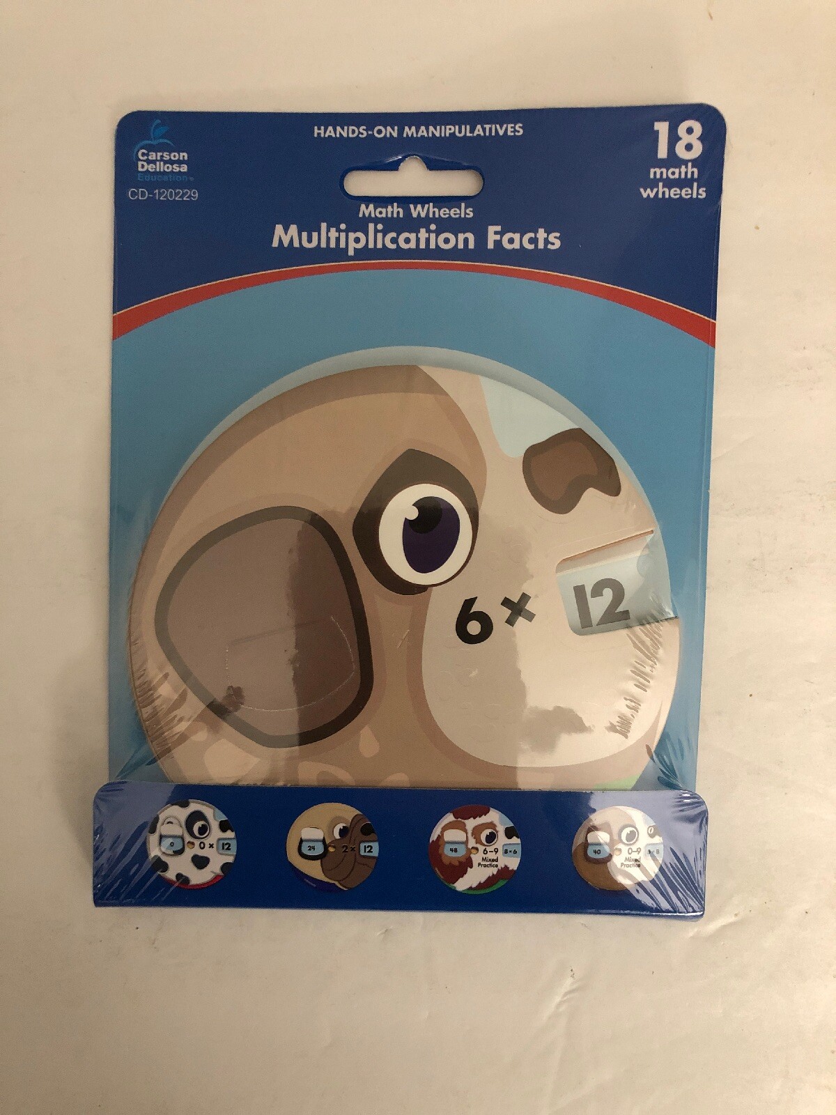 Ez-Spin, Multiplication Game, Grades 3-5, 18/Pack