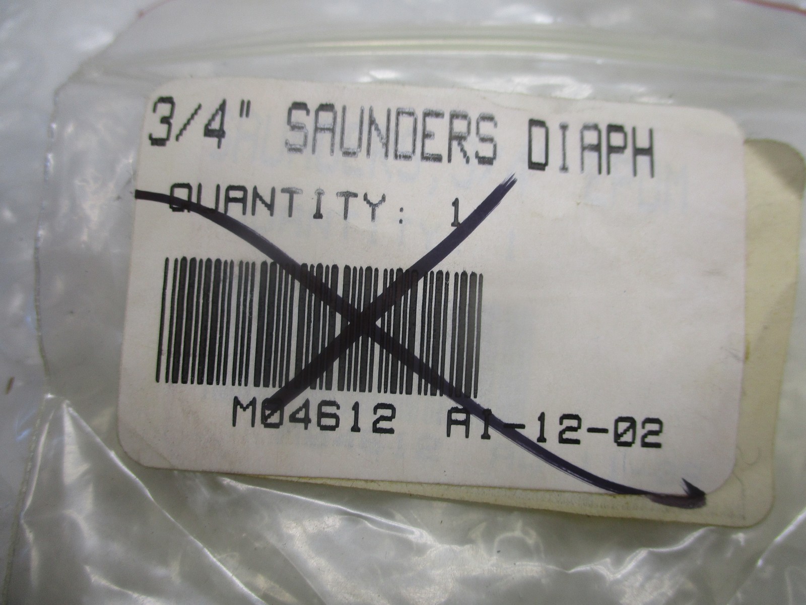 SAUNDERS M04612 DIAPHRAGM 3/4″ NSNP