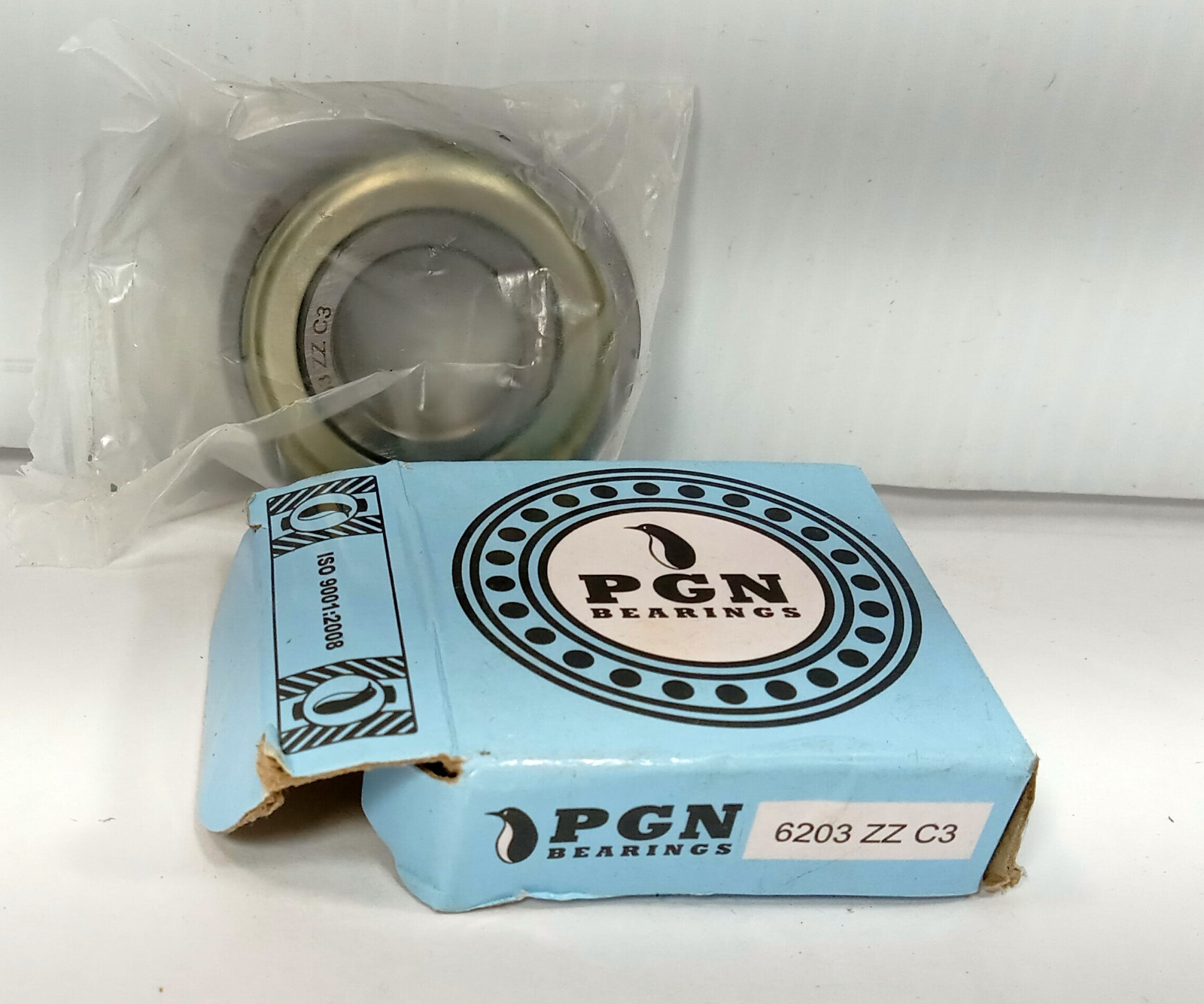 1 NEW PGN 6203 ZZ C3 METAL SHIELDED RADIAL BALL BEARING NIB ***MAKE OFFER***