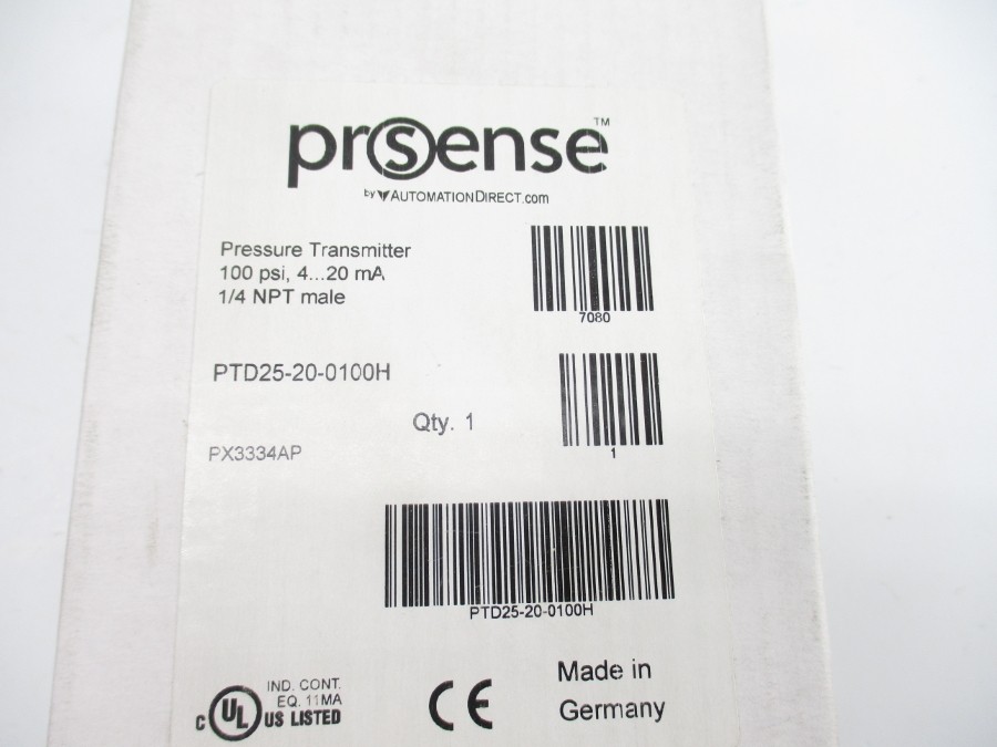 PROSENSE PTD25-20-0100H 100PSI NSFS