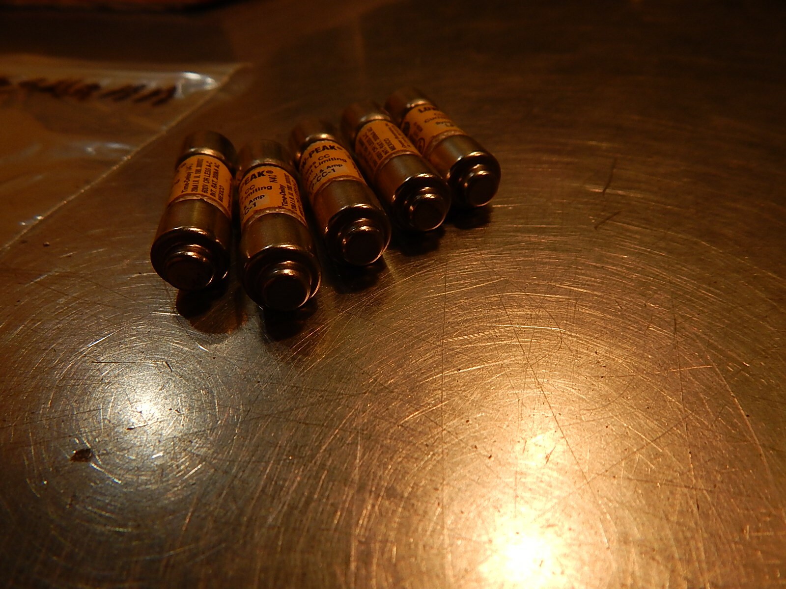 Cooper Bussmann LP-CC-1 600VAC Fuses, lot of 5 *FREE SHIPPING*