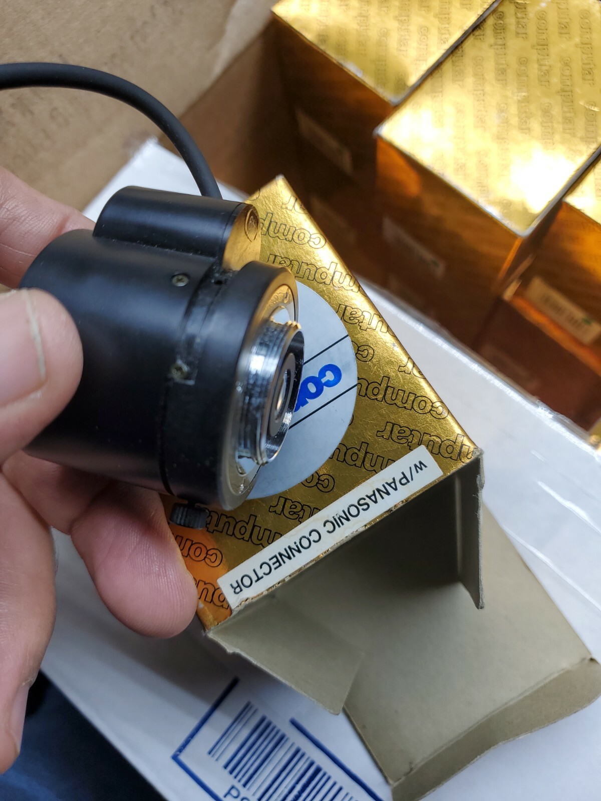 COMPUTAR HG0614FCS-3 TV LENS 6MM, F1.4 W/ 9CM CABLE CONNECTOR