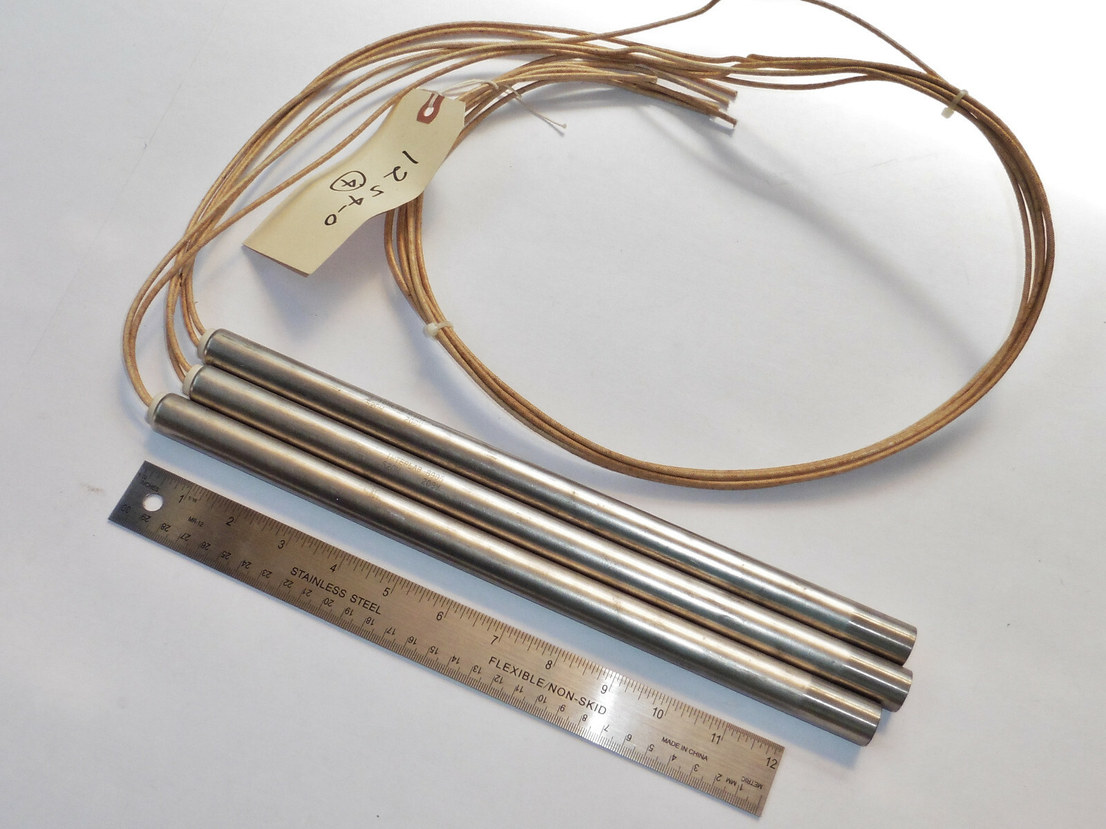 500W @ 208V (200W @ 120V) Hotwatt Cartridge Heater Stainless Steel 3/4″ x 12″L