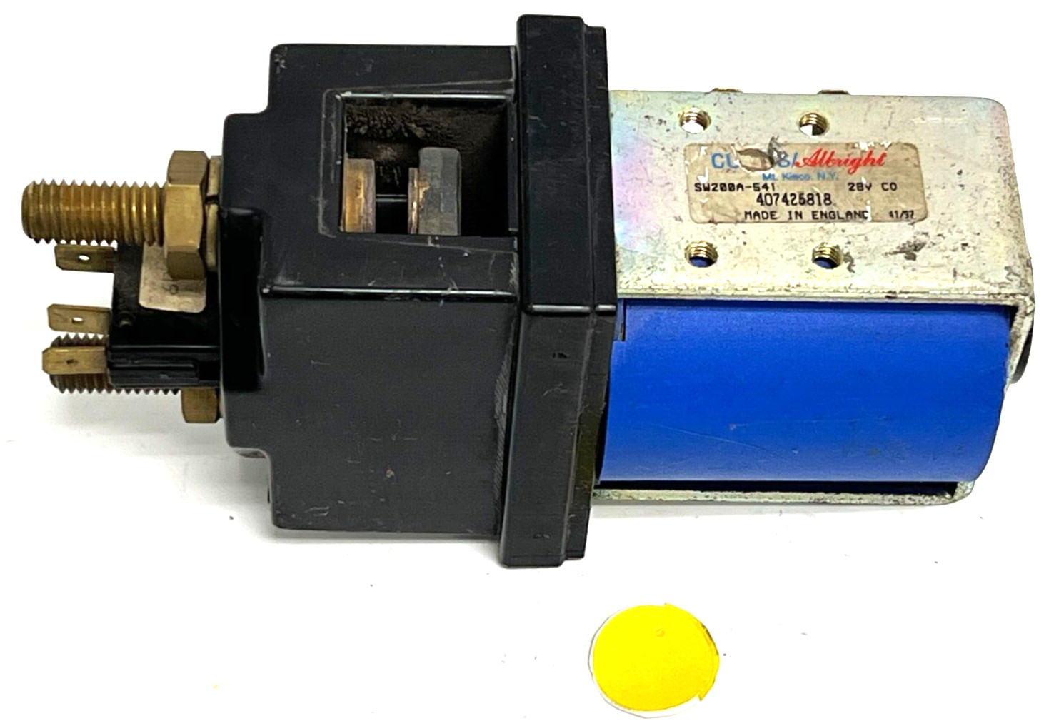 ALBRIGHT SW200A-541 SINGLE ACTING SOLENOID CONTACTOR 28V SPDT