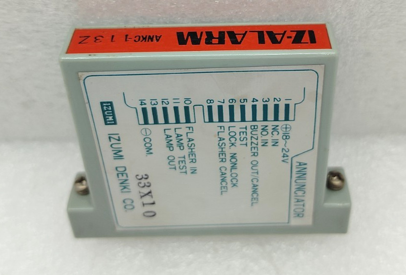 IZUMI DENKI IZ-ALARM ANKC-113Z 33X10 ANNUNCIATOR LOT OF 5 PCS USED FAST SHIPPING