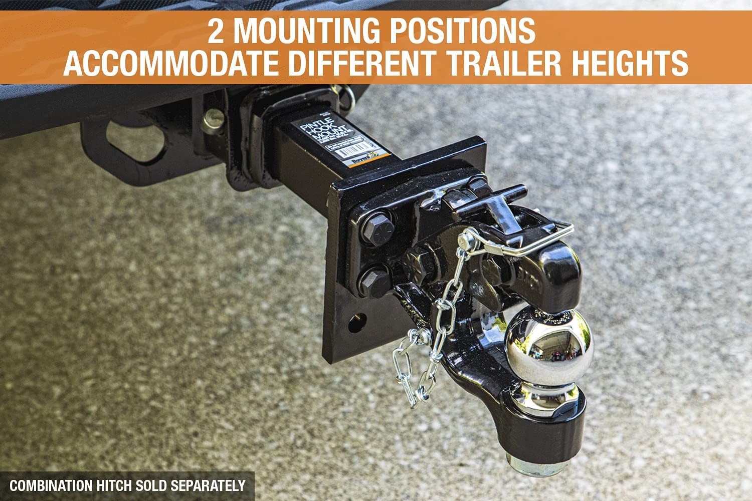 Buyers Products 2 Inch Pintle Hitch Mount Durable Corrosion Resistant 15000 lbs