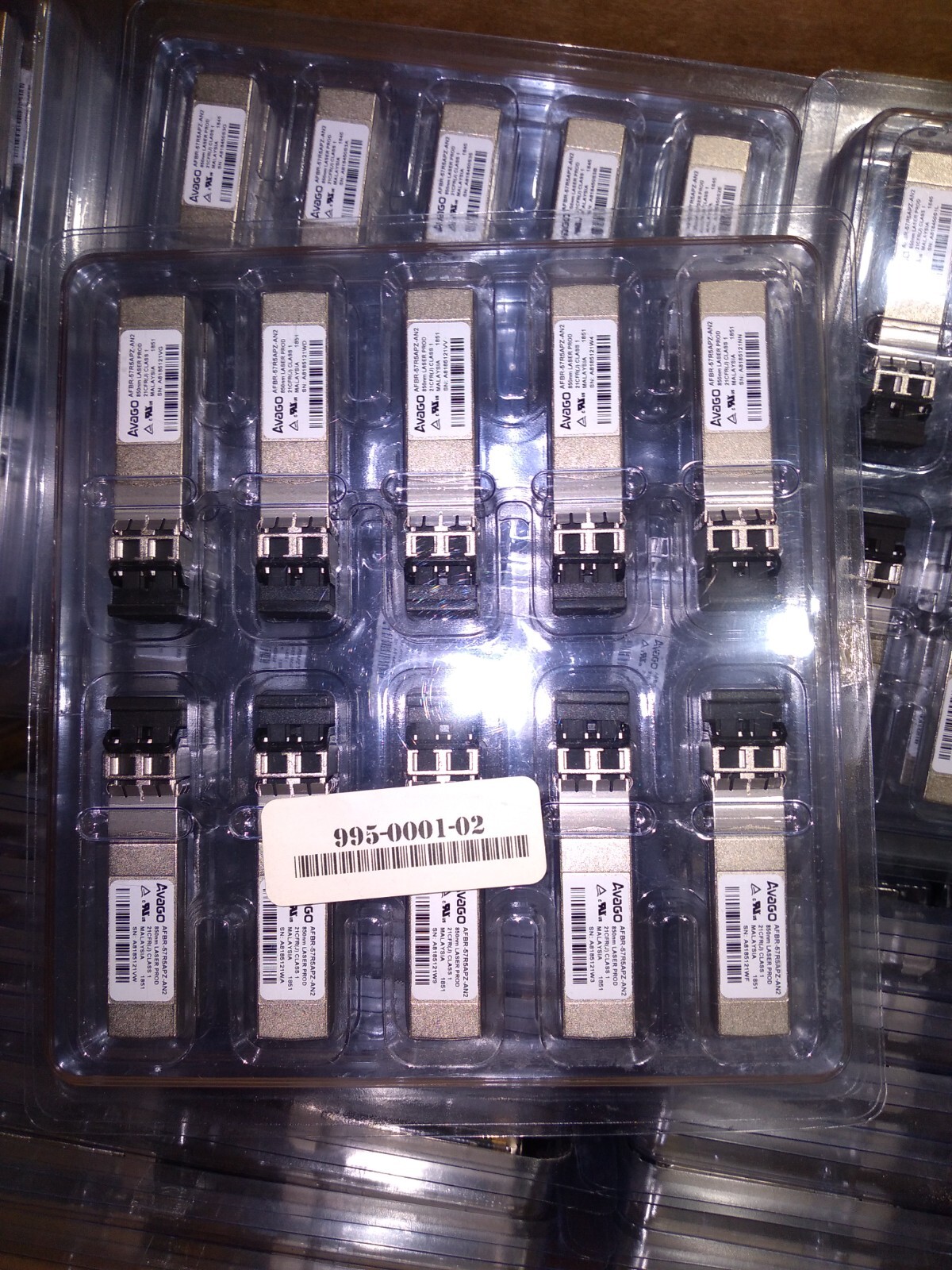 KEYSIGHT IXIA MM850 AVAGO AFBR-57R5APZ-AN2 TRANSCEIVER SX 850NM ..EACH