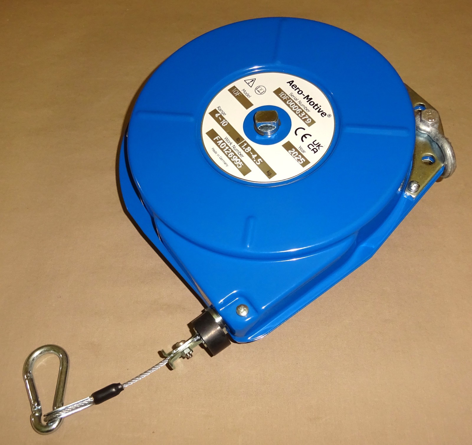 Aero-Motive 10F Tool Balancer Range 4-10 LB Travel 8 Foot Aero Motive NEW