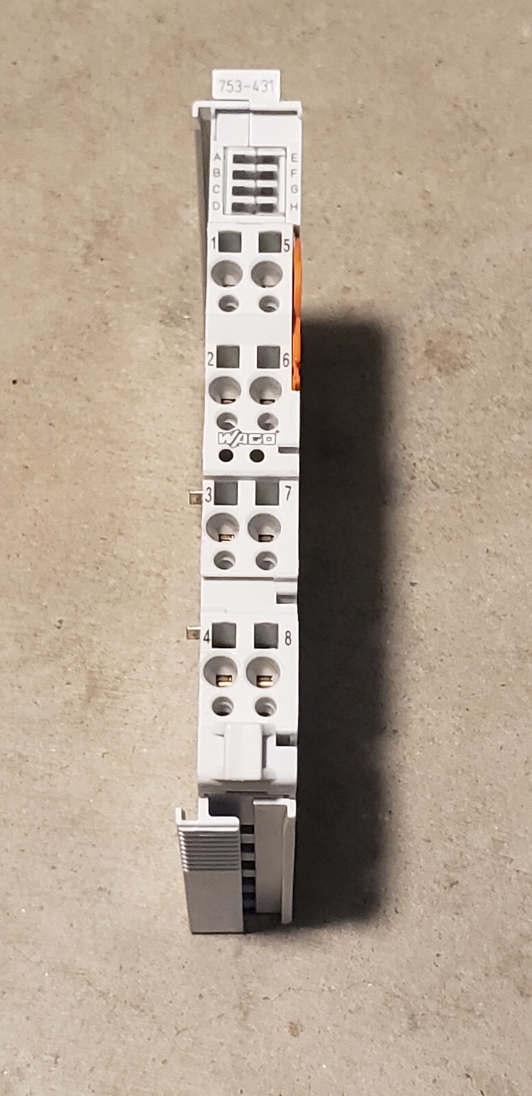 UNUSED WAGO 753-431 8DI 24VDC INPUT MODULE