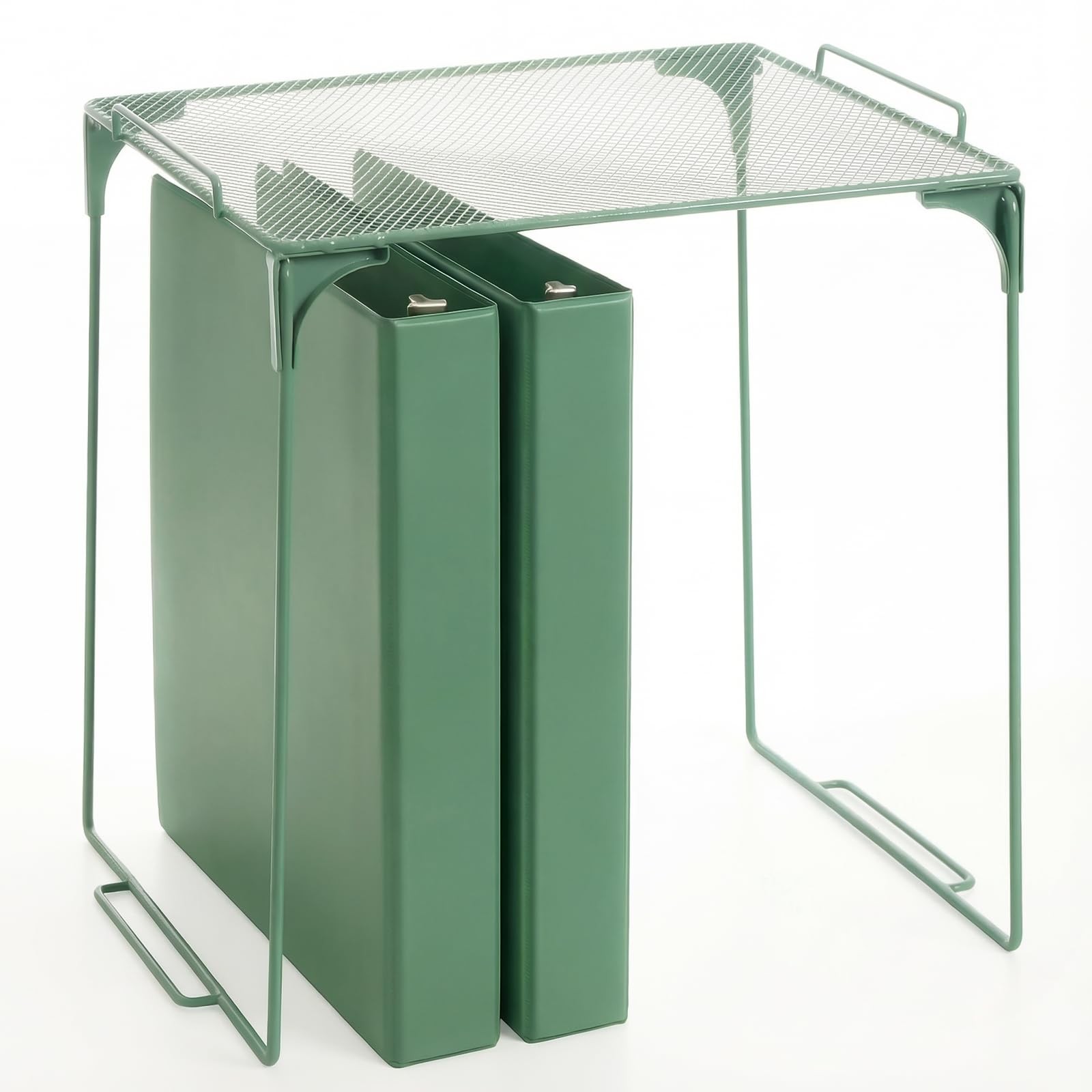 Colarr Dark Green Locker Organizer 11.02 x 9.84 x 11.81 inches,
