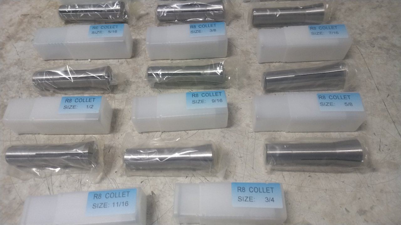 Dayton 5PZP0 12 Component 1/8 to 3/4 In Size Range Collet Set