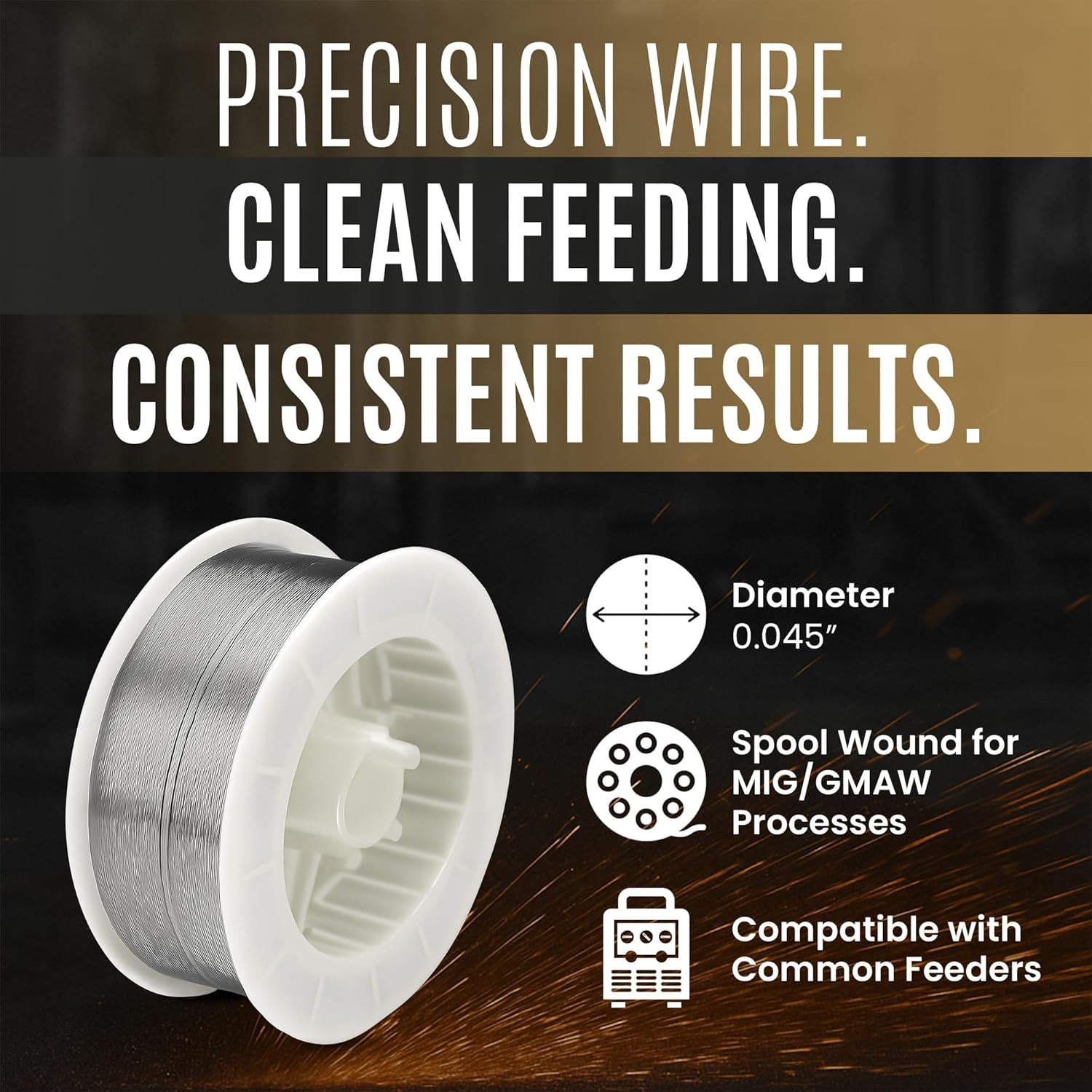 Ranomatic 969G Hardfacing Wire, General Purpose Welding Wire, Extreme Abrasion R