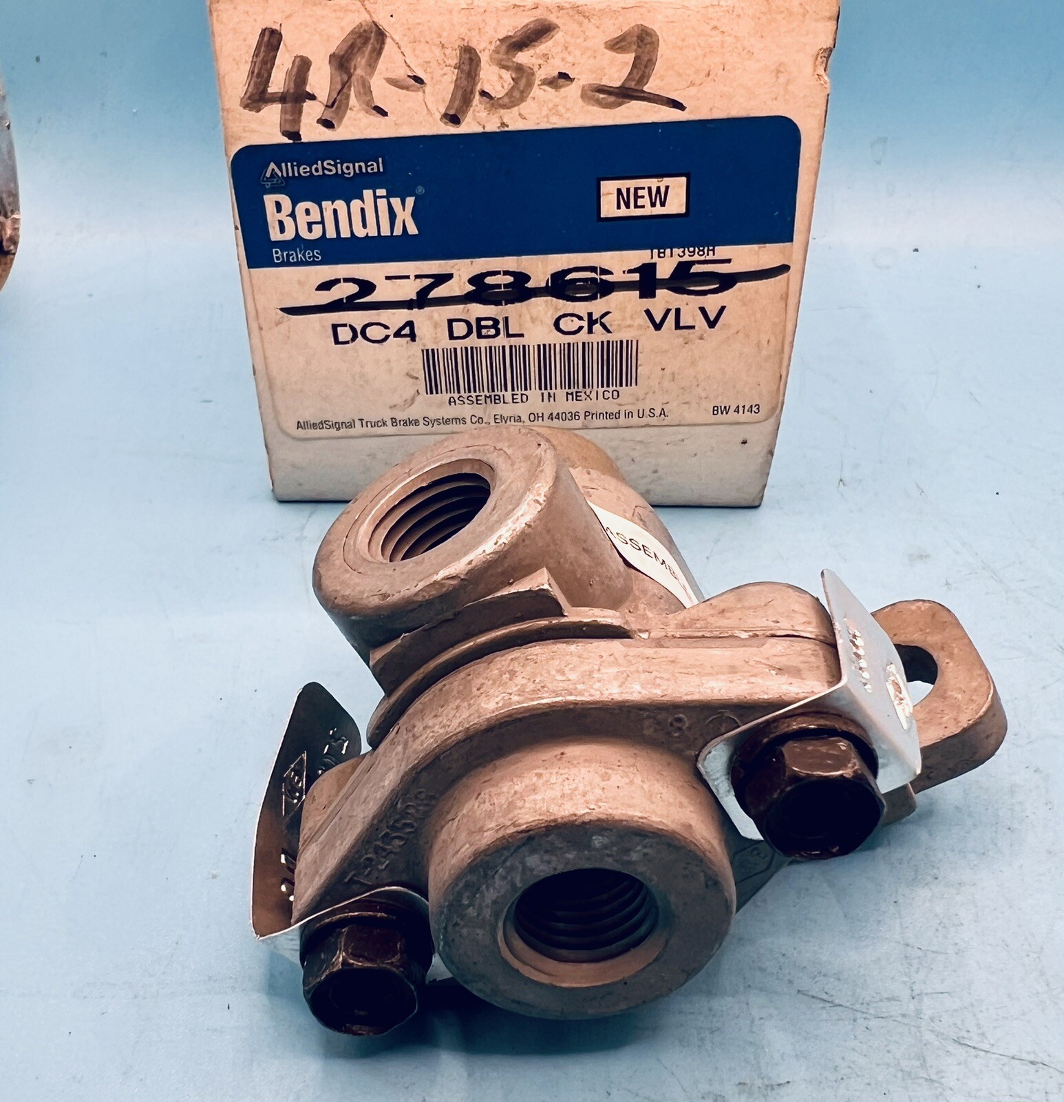 BENDIX 278615 DC-4 Air Brake Double Check Valve 💥FREE SHIPPING💥