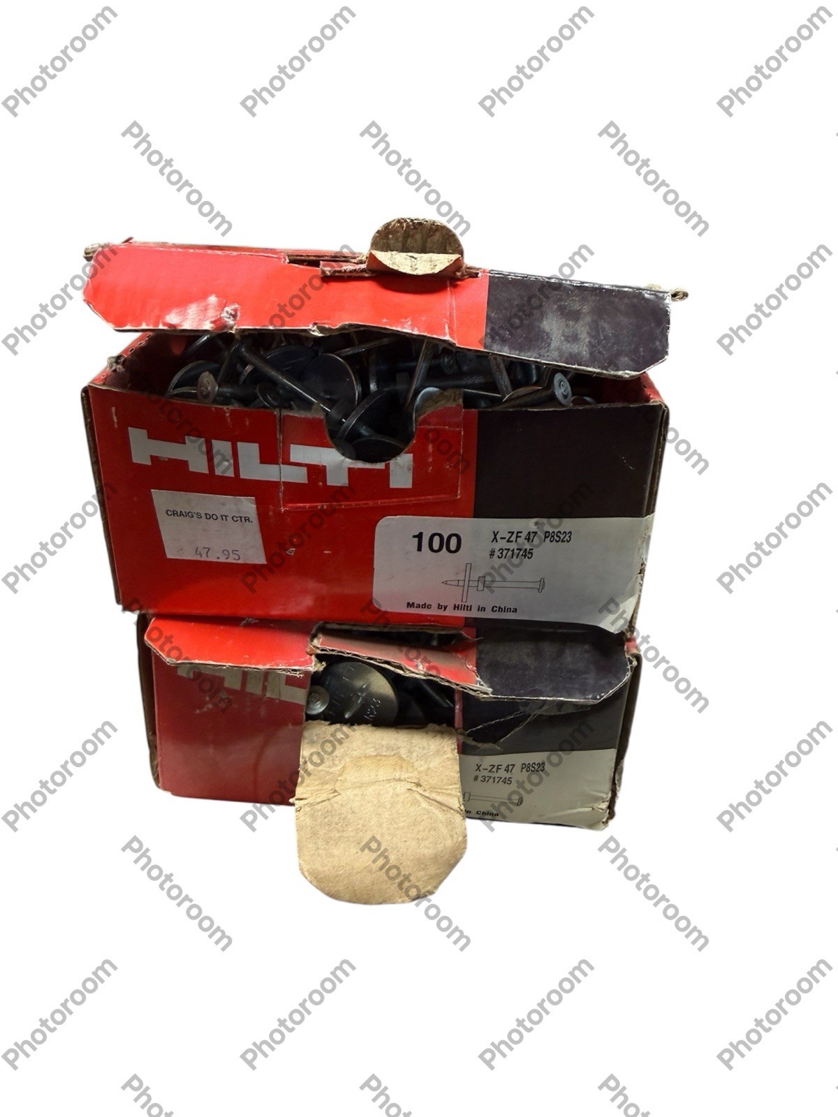 2 Box 100 Each HILTI X-ZF 371745 New Free Shipping 200 Pieces