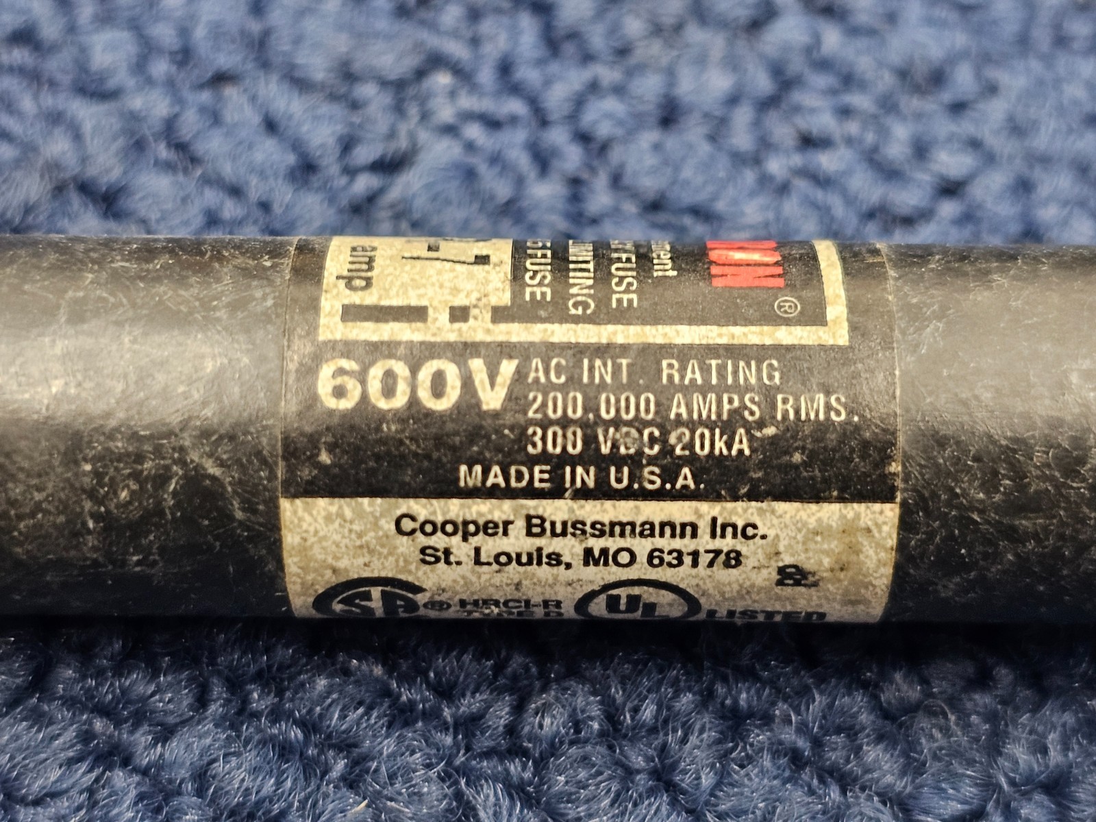 (QTY 3) BUSSMANN FUSETRON FRS-R-7 FRS-R-10 FRS-R-20 Dual Element Time Delay Fuse