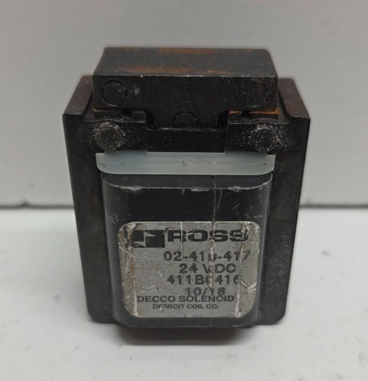 GUARANTEED! ROSS DECCO 24V SOLENOID COIL 411B0416