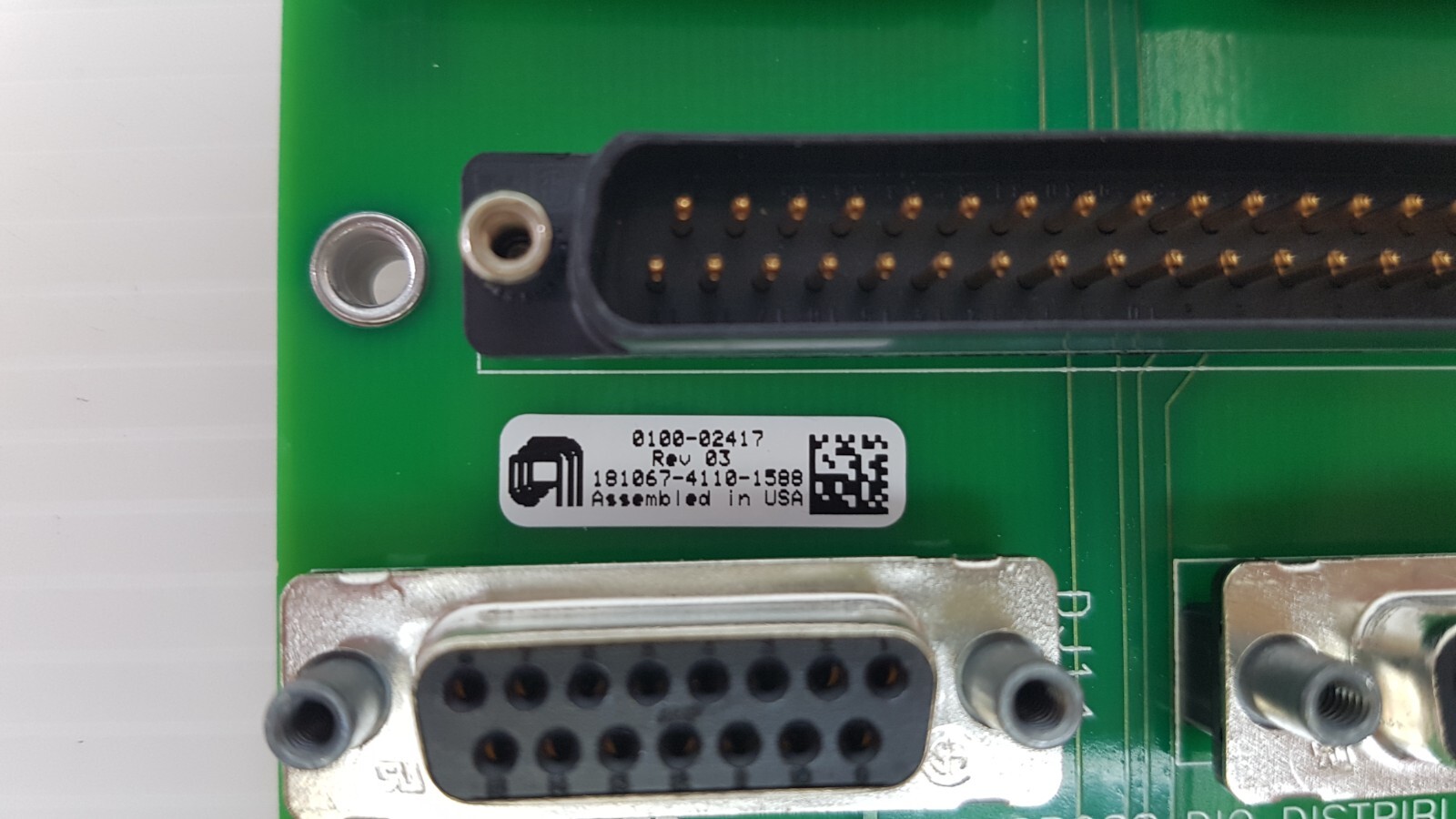 APPLIED MATERIALS AMAT 0100-01341 REV.03 CROSS DIO DISTRIBUTION