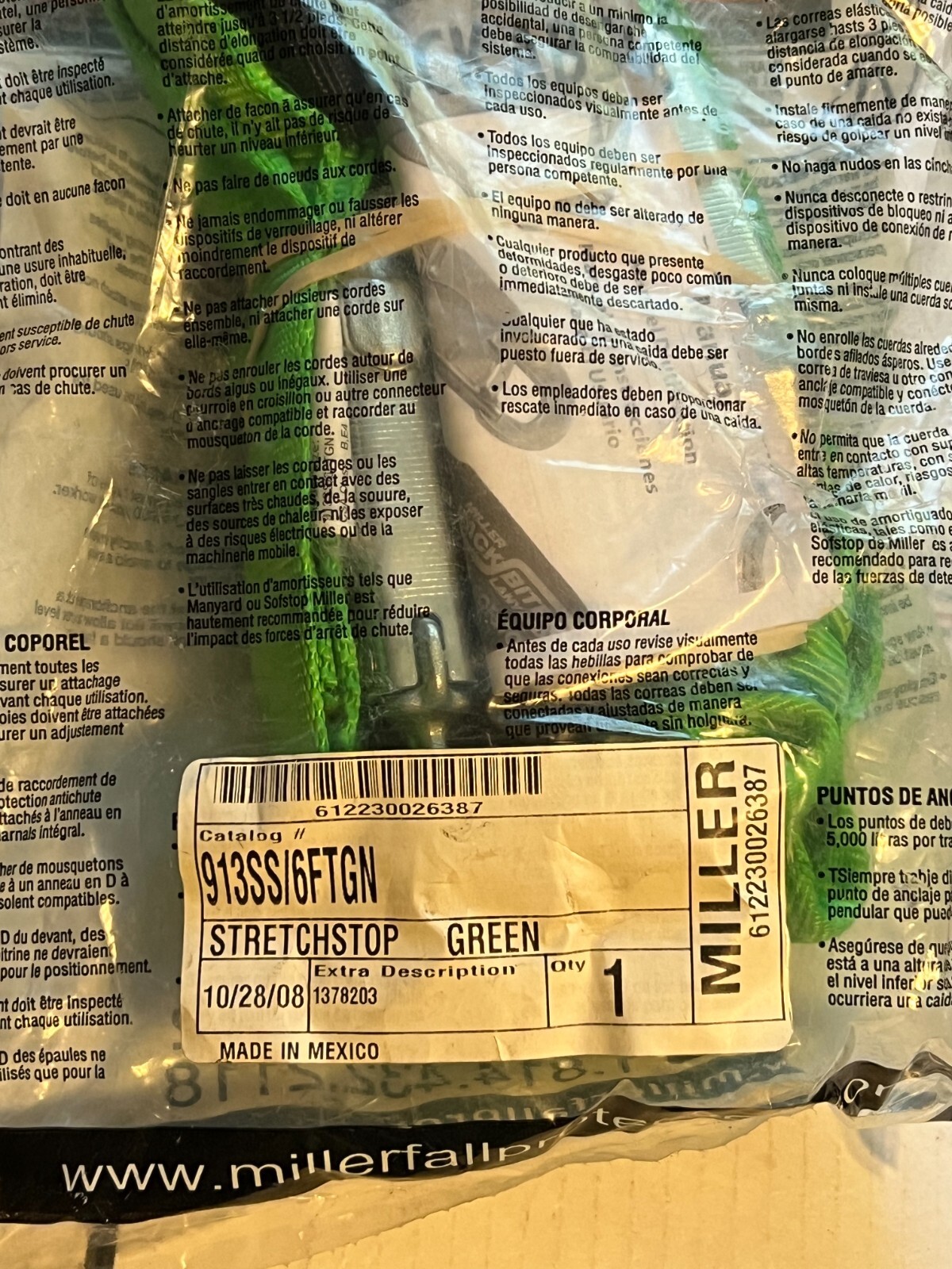 miller 913ss/6ftgn nos surplus