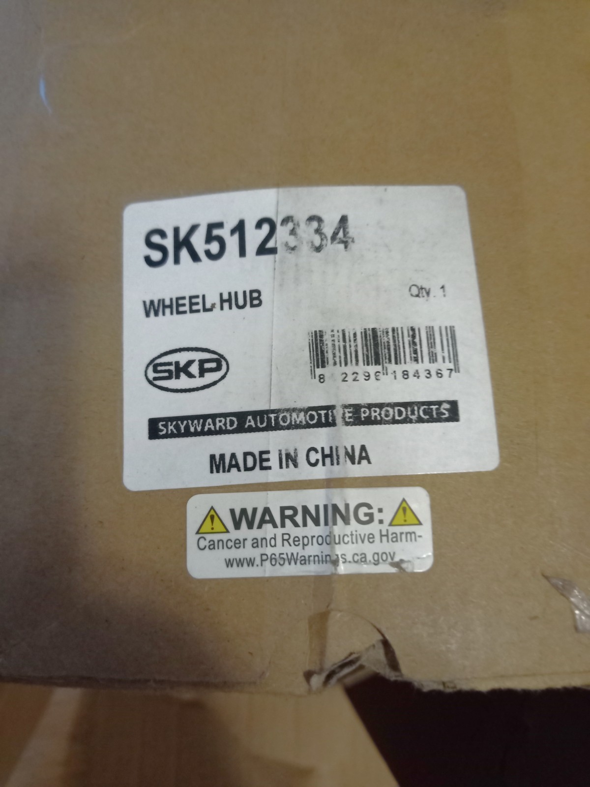 Brand New SK512334 Rear Wheel Bearing Hub Assembly 2WD Ford Edge MKX