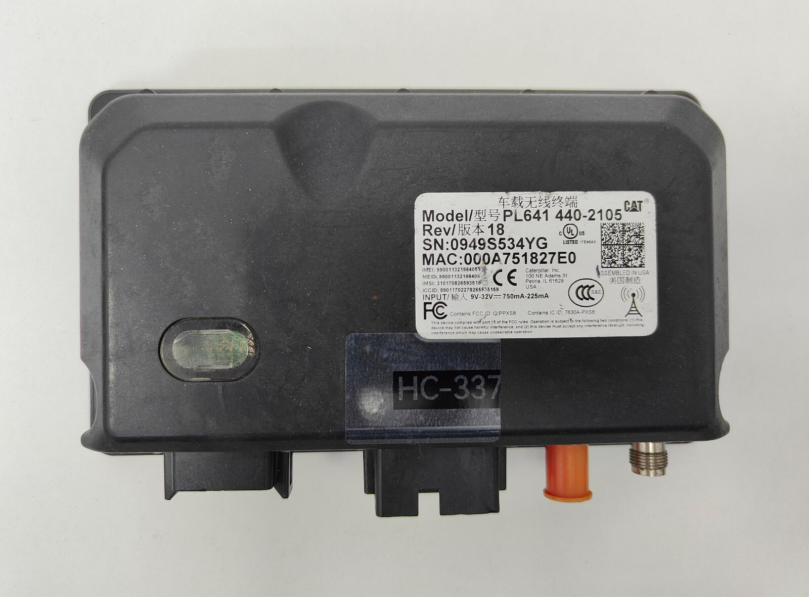 Caterpillar 4402105 Control Assembly Electronic Model Pl641 440-2105, CH#789