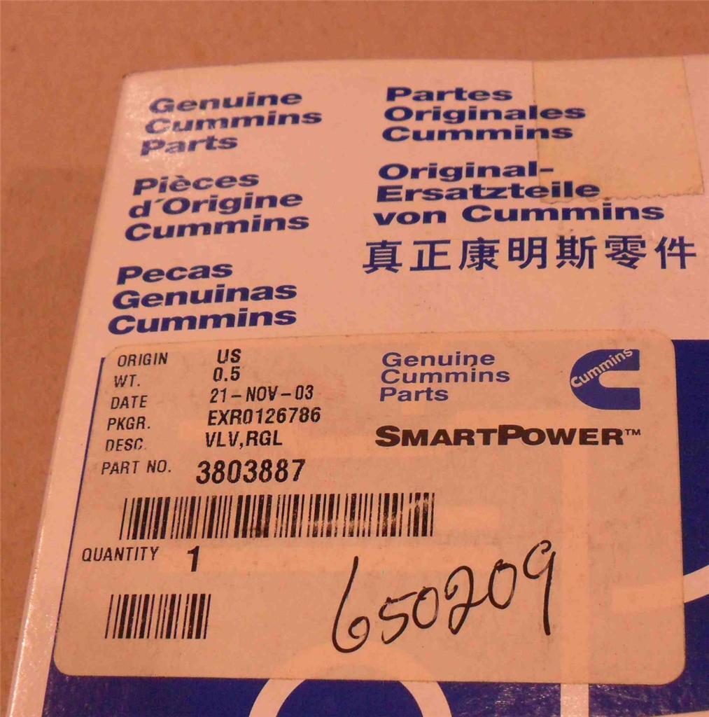Genuine Cummins 3803887 Throttle Body Repair Kit New