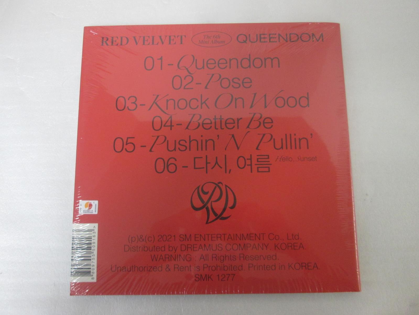 RED VELVET THE 6TH MINI ALBUM QUEENDOM VERSION B SEALED