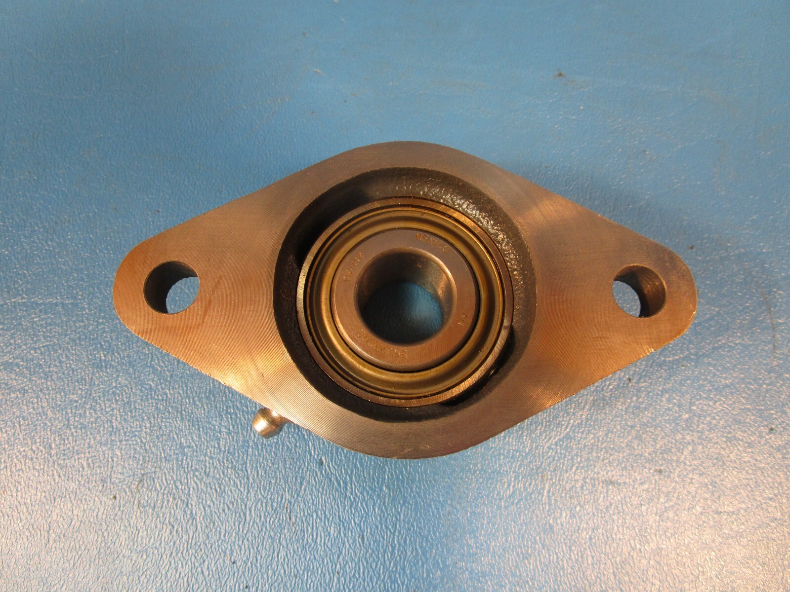 BROWNING VF2E-112, 2-Bolt Flange-Mount Ball Bearing Unit, 3/4 in Bore, Eccentric