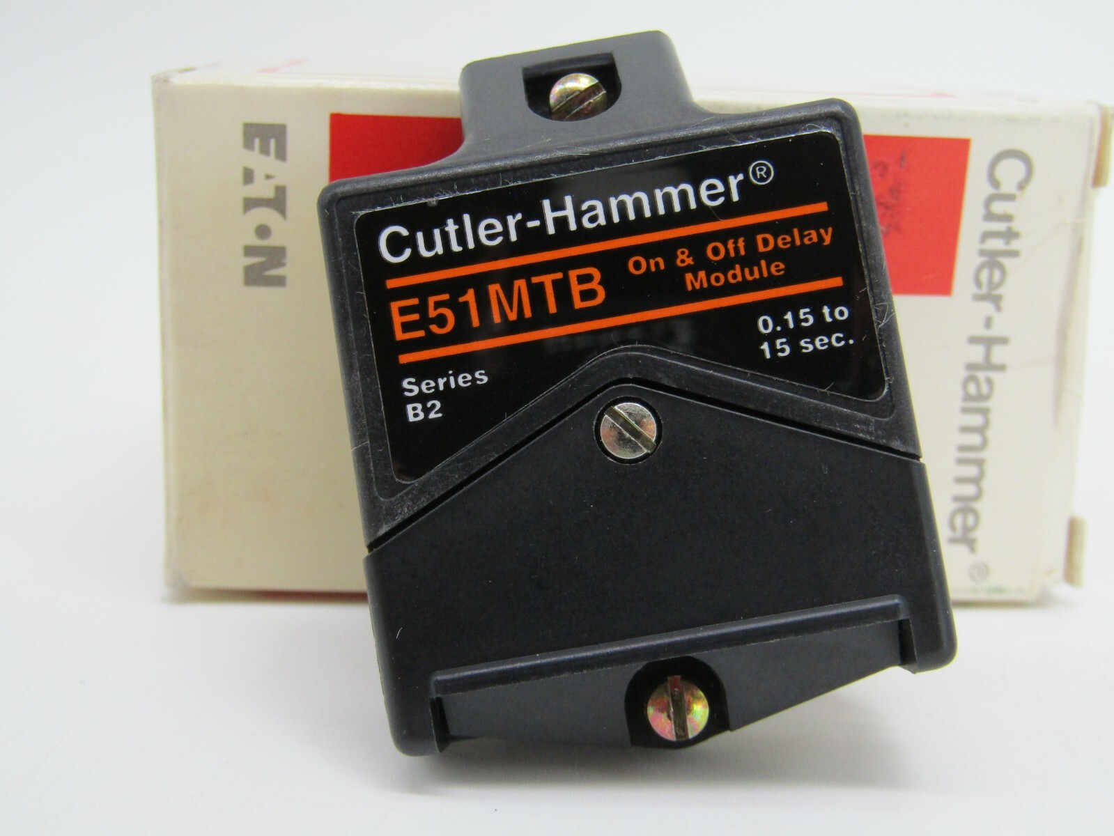 Cutler-Hammer E51MTB On & Off Delay Module Series B2 0.15 to 15 Sec.