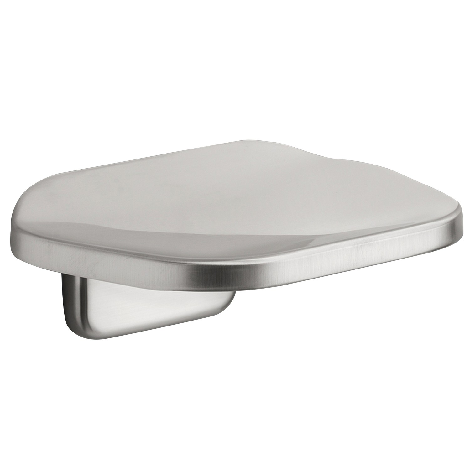 OakBrook 297-0904OB Brushed Nickel Die Cast Zinc Wall Mount Soap Dish 8 L in.