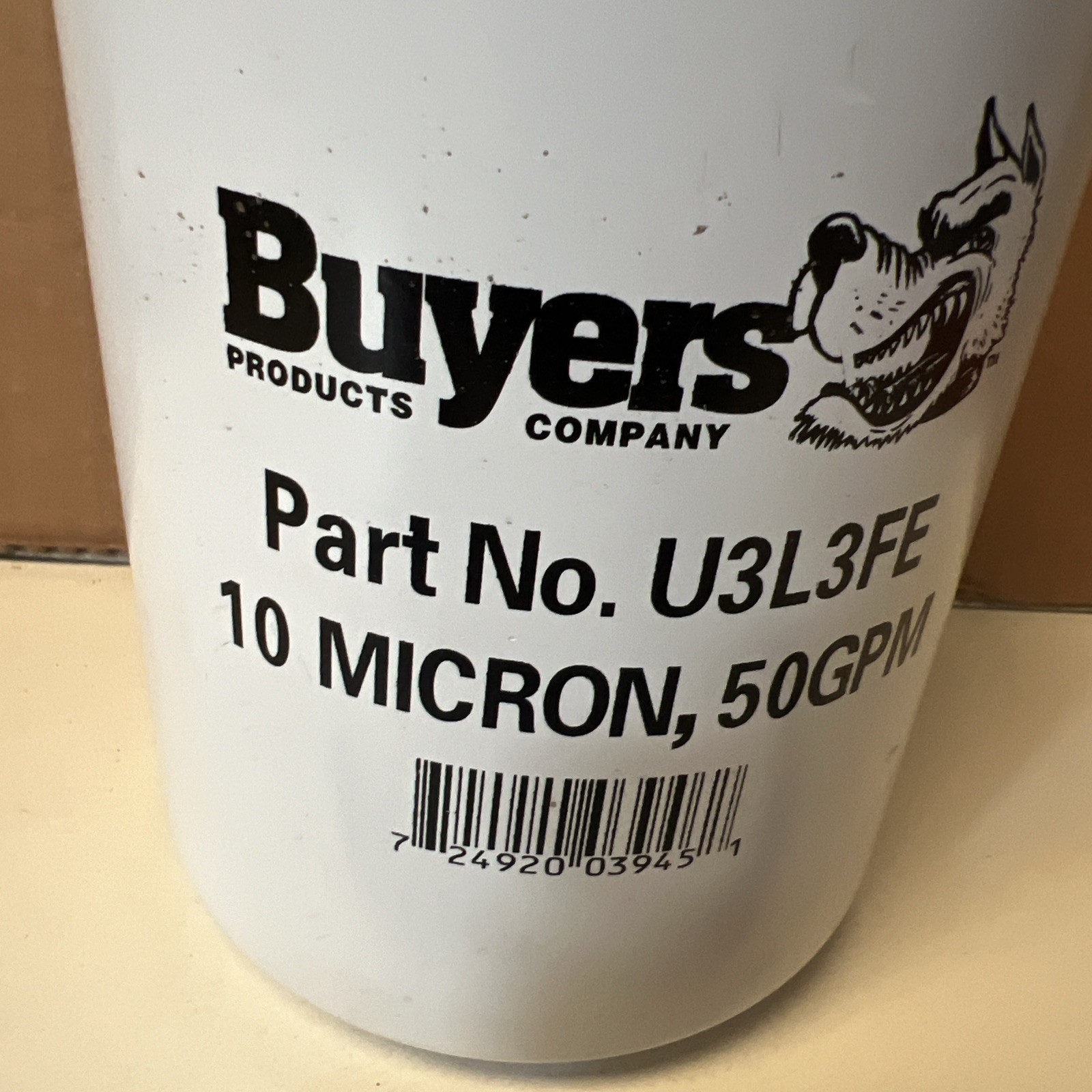 Buyers Products U3L3FE Filter Element (Element,Filter,10 Micron,50Gpm)