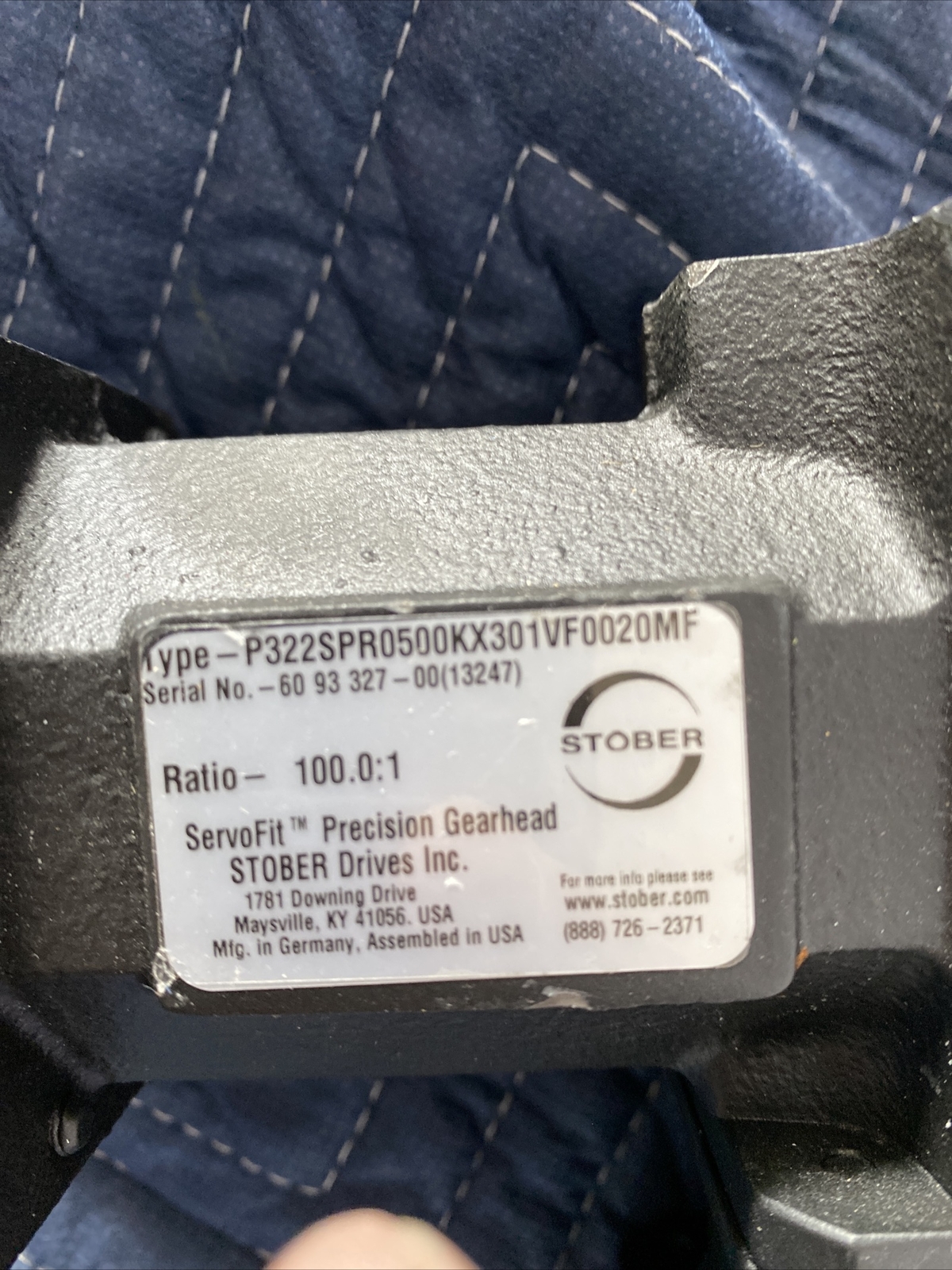 Stober Drives P322SPR0500KX301VF0020MF Servo Precision 100.0:1 C2 allen bradley
