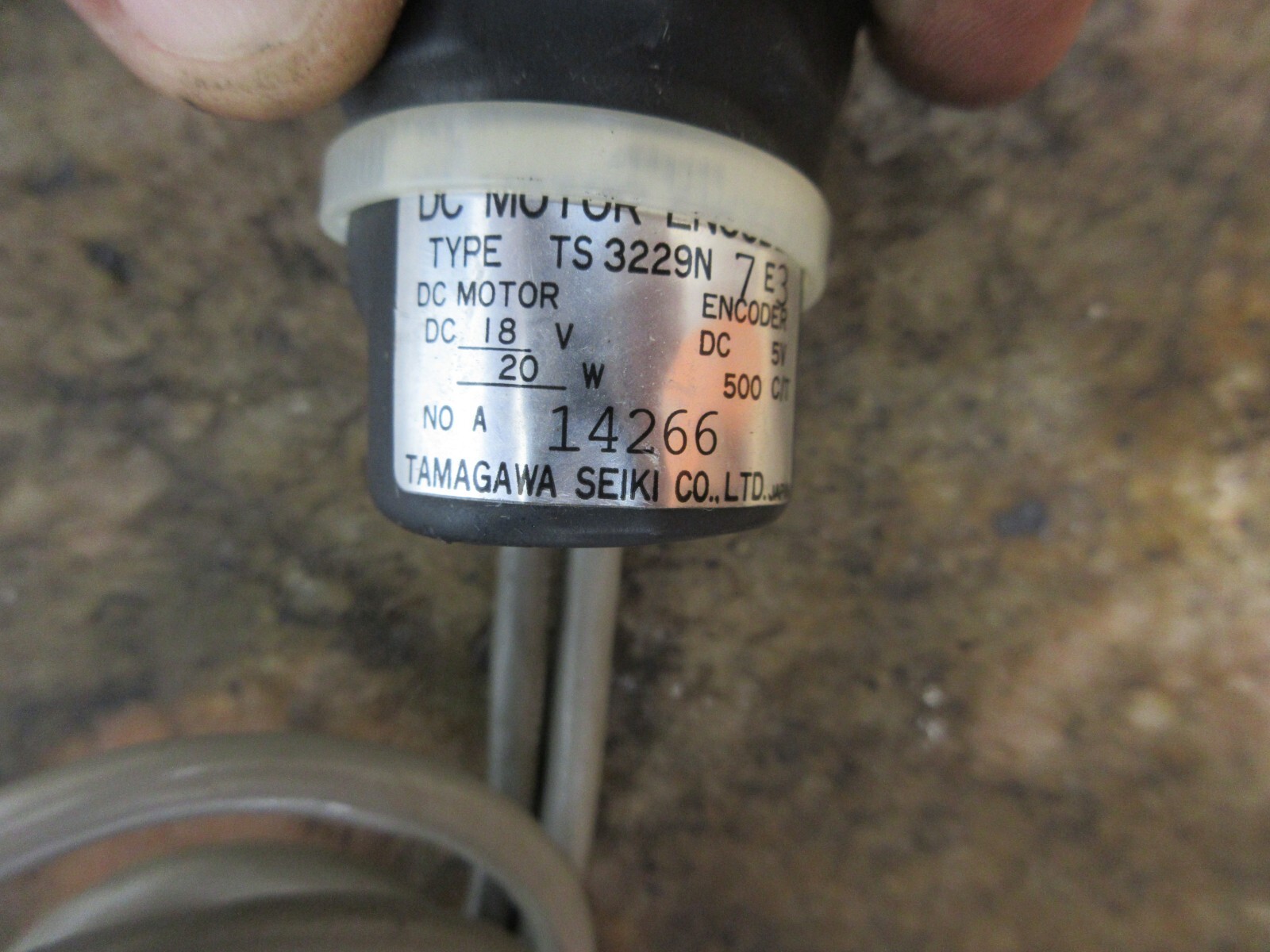 TAMAGAWA DC MOTOR TYPE TS3229N 7E3 A16706 TS3229N7E3 CX 20 EDM LOT OF 3 PIECES